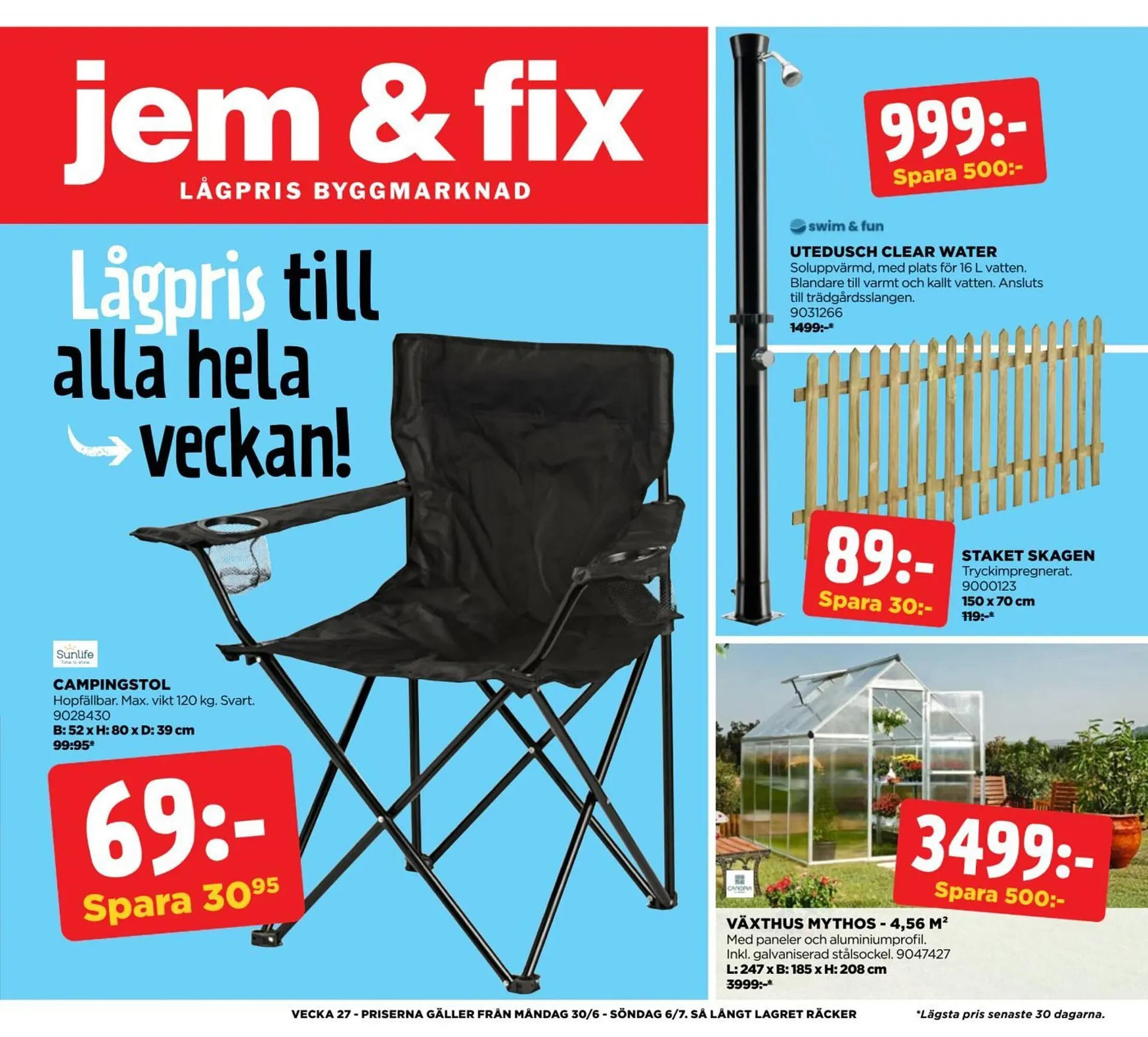Jem&Fix reklamblad - 1