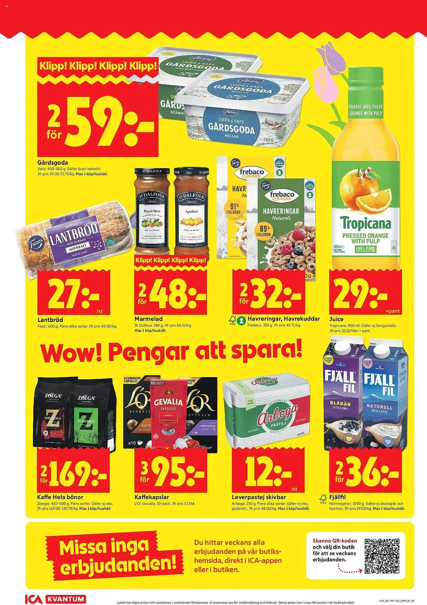 ICA Kvantum reklamblad från 30 mars till 5 april 2026 - Reklamblad sidor 8