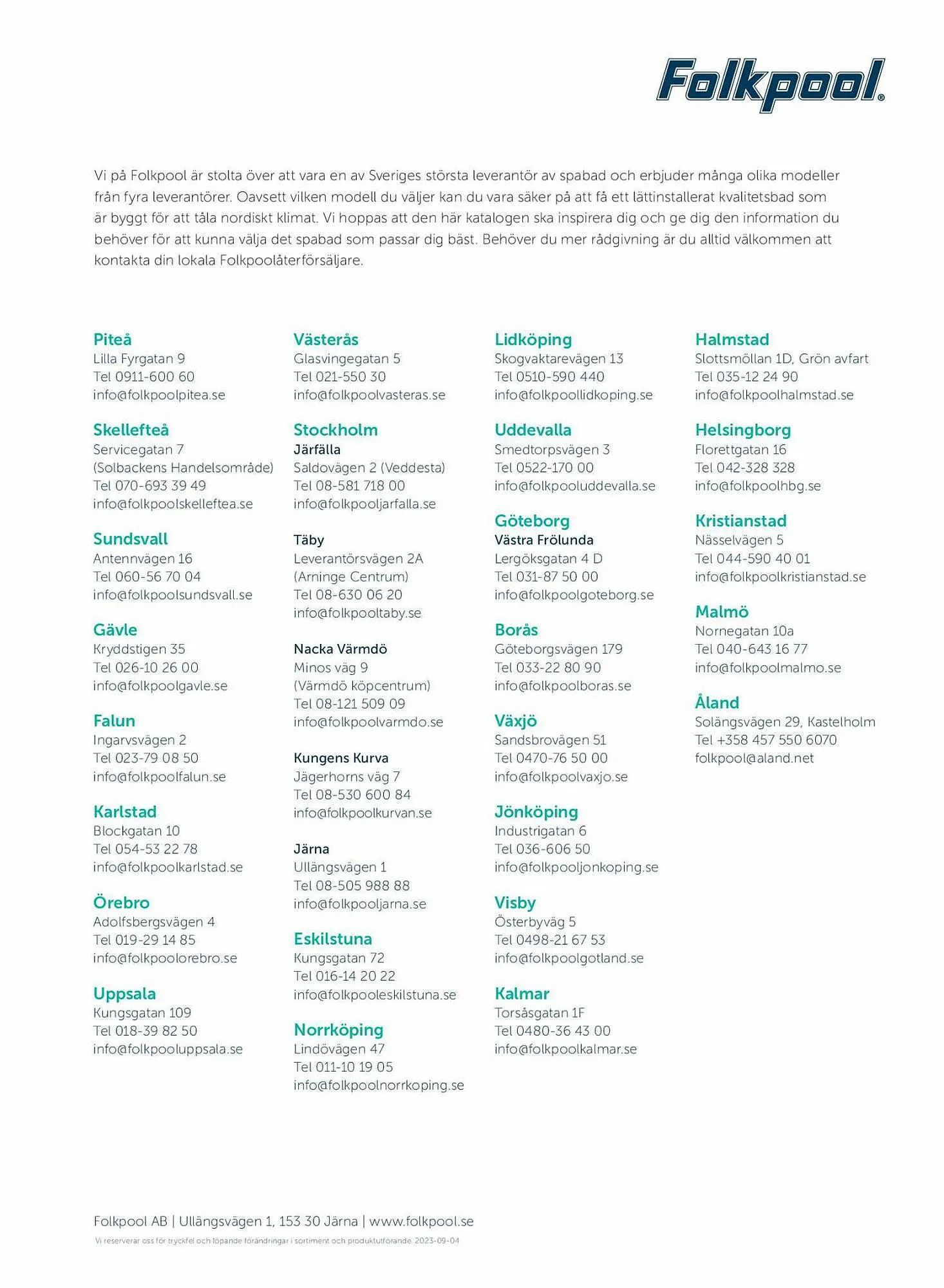 Folkpool reklamblad från 31 oktober till 31 december 2023 - Reklamblad sidor 56