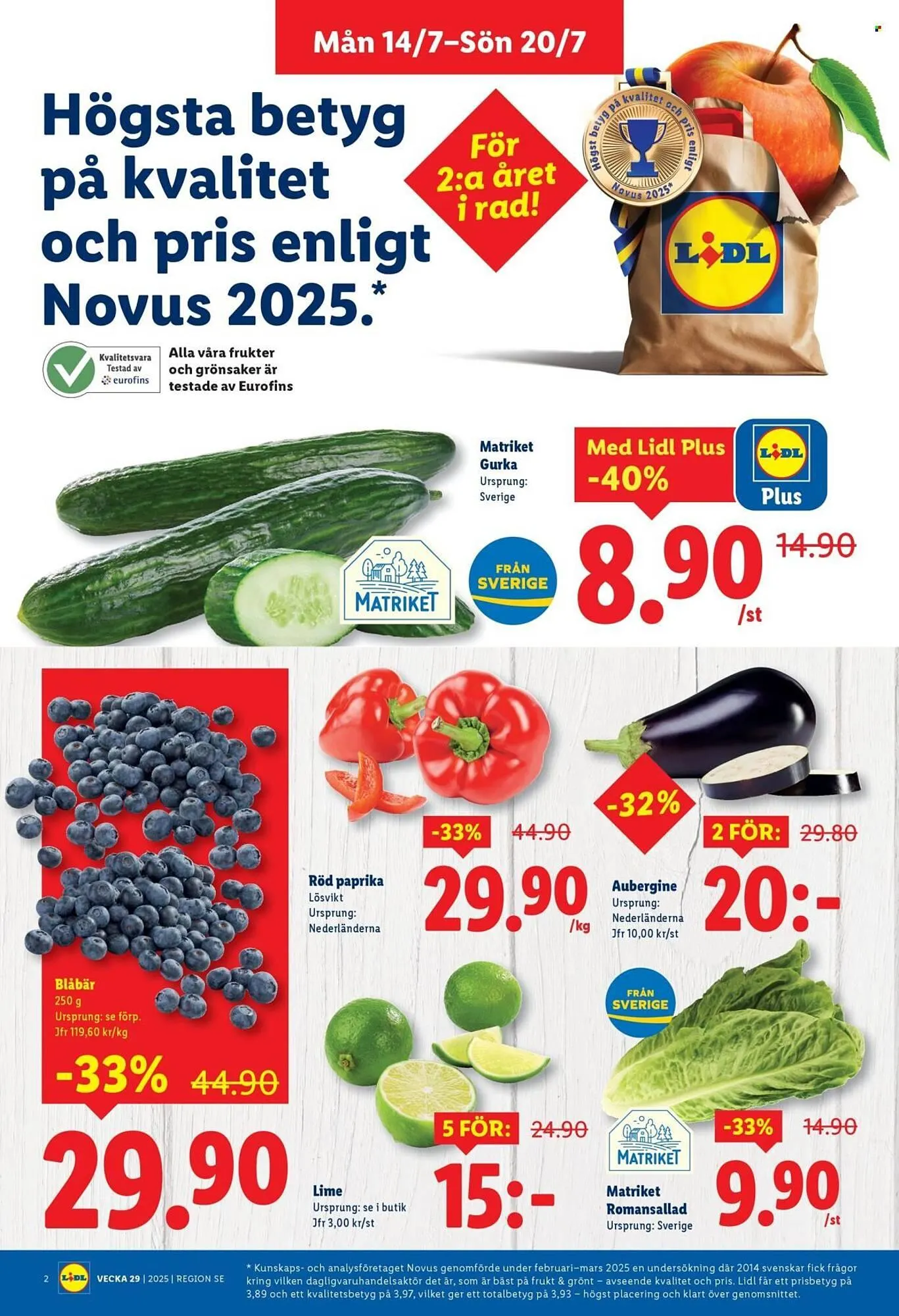 Lidl reklamblad från 14 juli till 20 juli 2025 - Reklamblad sidor 2