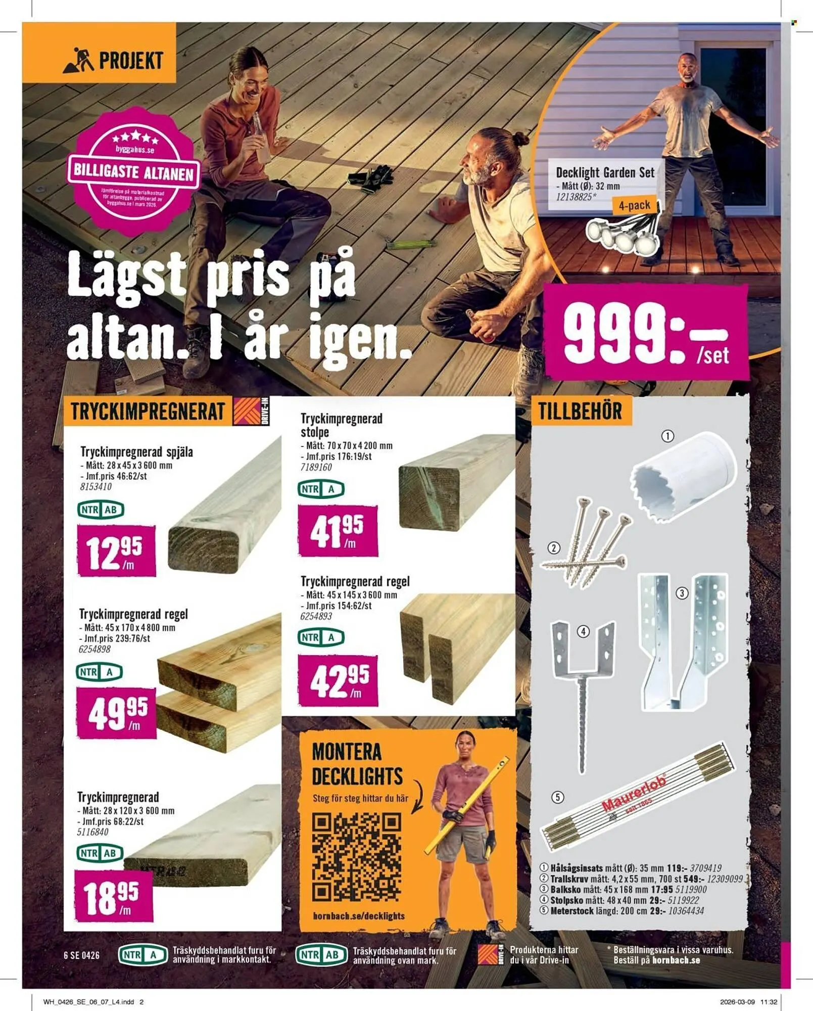 Hornbach reklamblad från 1 april till 30 april 2026 - Reklamblad sidor 6