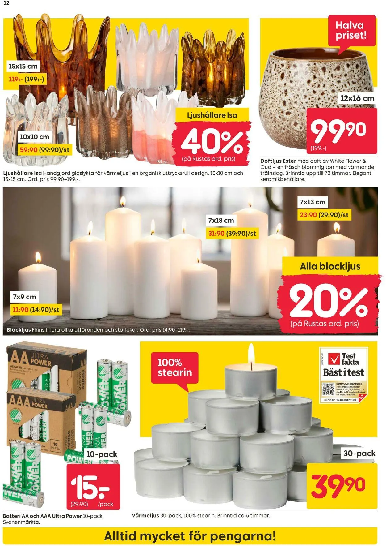Rusta från 16 september till 30 september 2025 - Reklamblad sidor 12