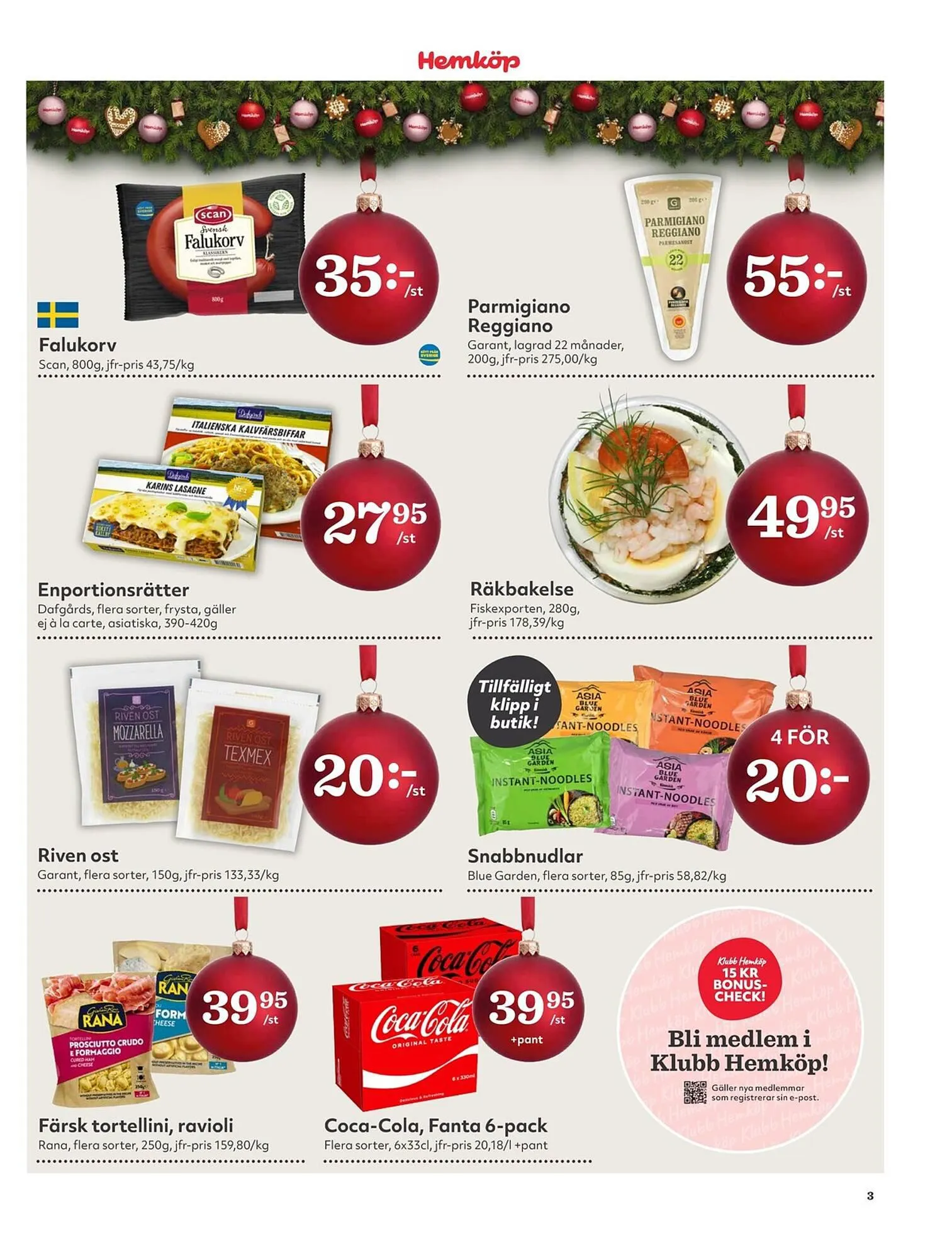 Hemköp reklamblad från 20 november till 26 november 2023 - Reklamblad sidor 3