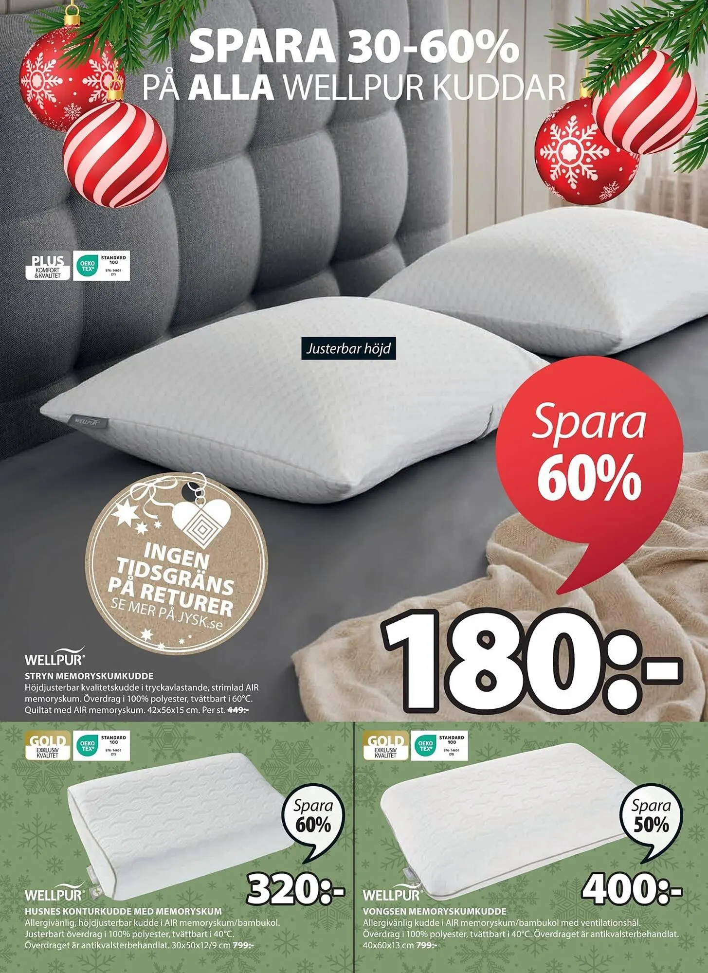 JYSK reklamblad från 27 november till 10 december 2023 - Reklamblad sidor 15
