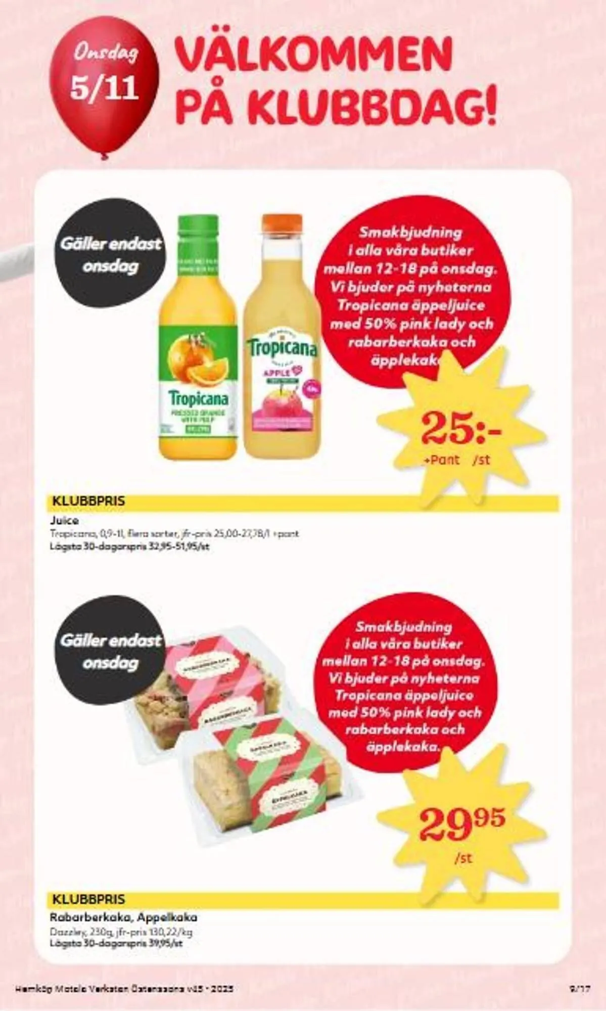 Hemköp reklamblad från 3 november till 9 november 2025 - Reklamblad sidor 9