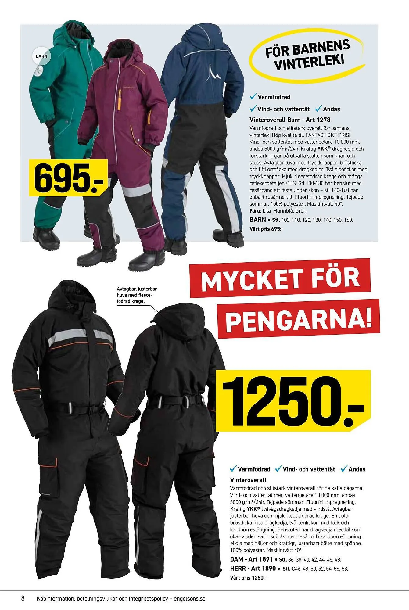 Engelsons reklamblad från 23 oktober till 30 november 2023 - Reklamblad sidor 8