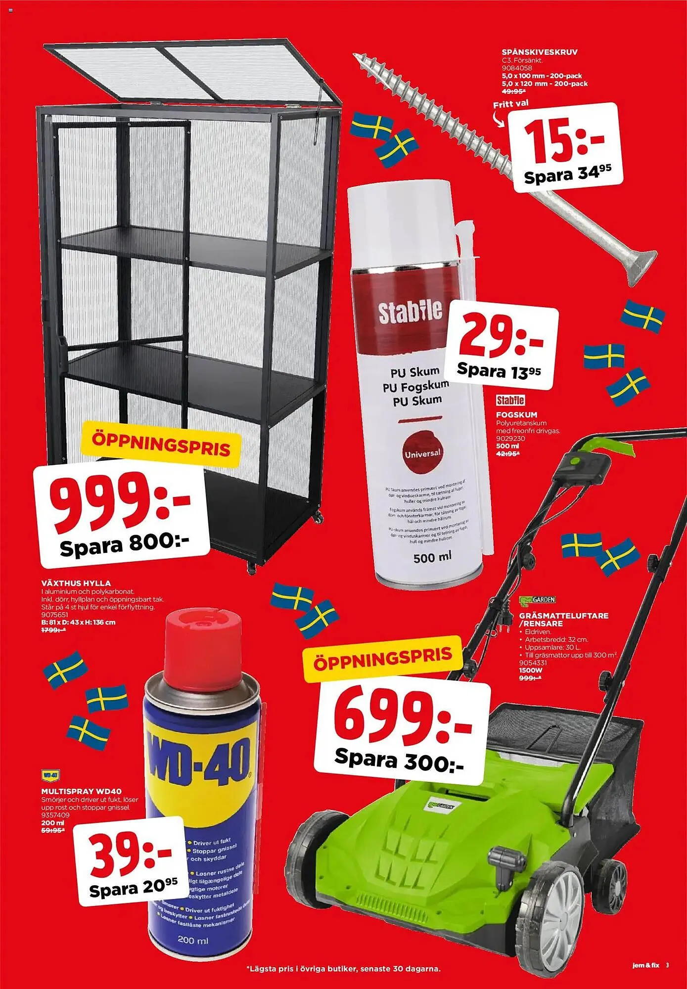 Jem&Fix reklamblad från 17 mars till 22 mars 2026 - Reklamblad sidor 3