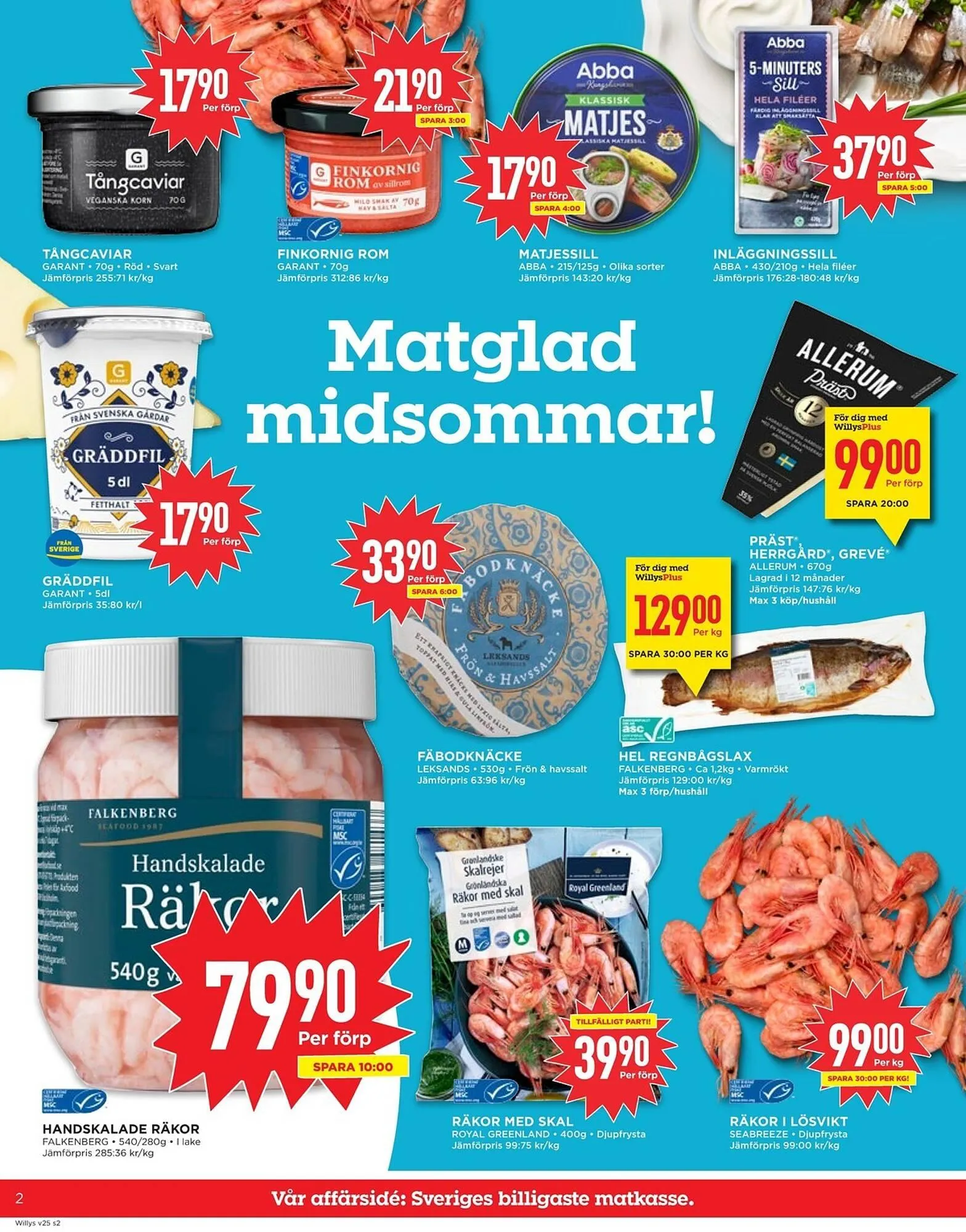 Willys reklamblad från 16 juni till 22 juni 2025 - Reklamblad sidor 2