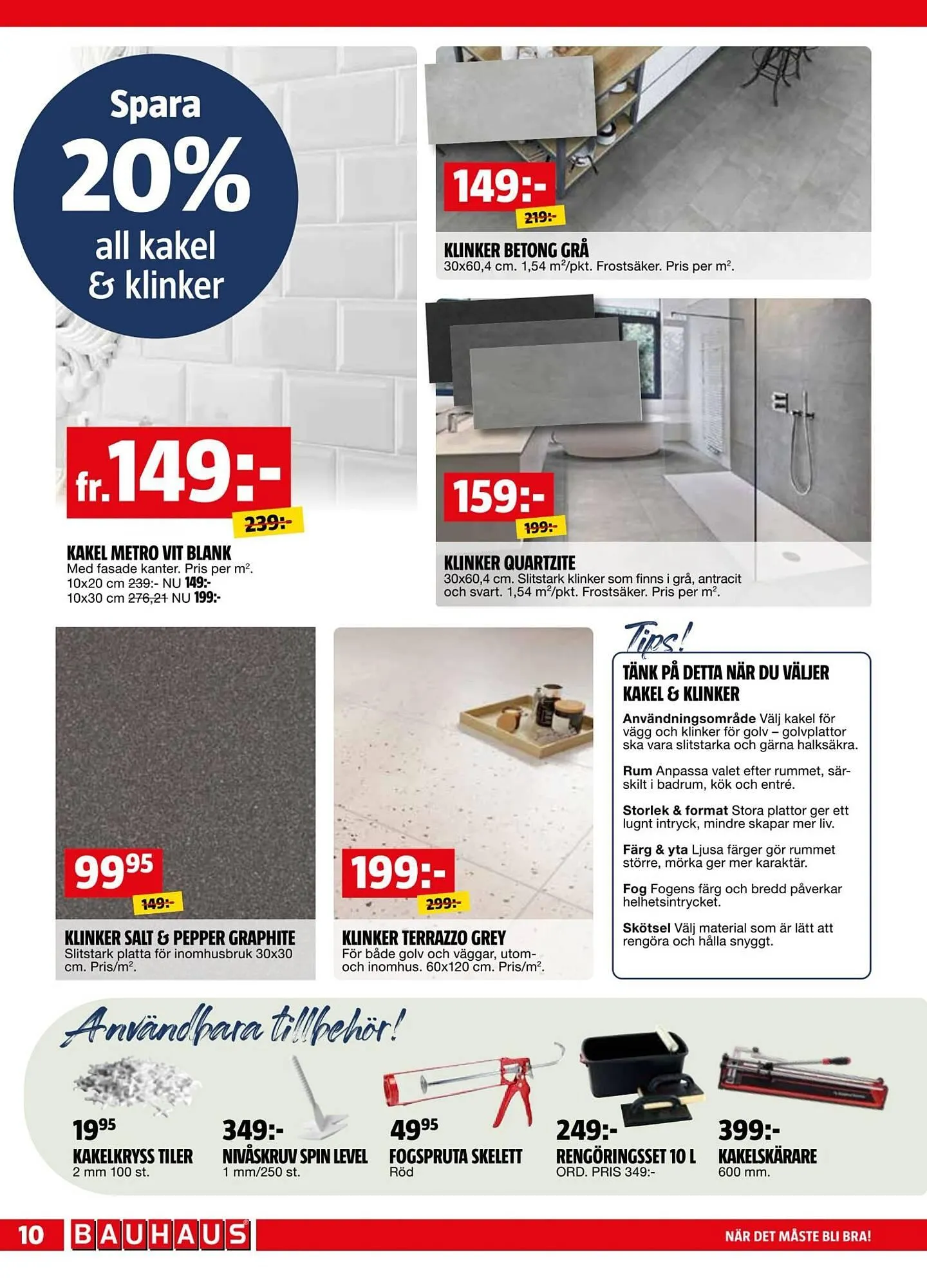 Bauhaus reklamblad från 2 mars till 16 mars 2026 - Reklamblad sidor 10