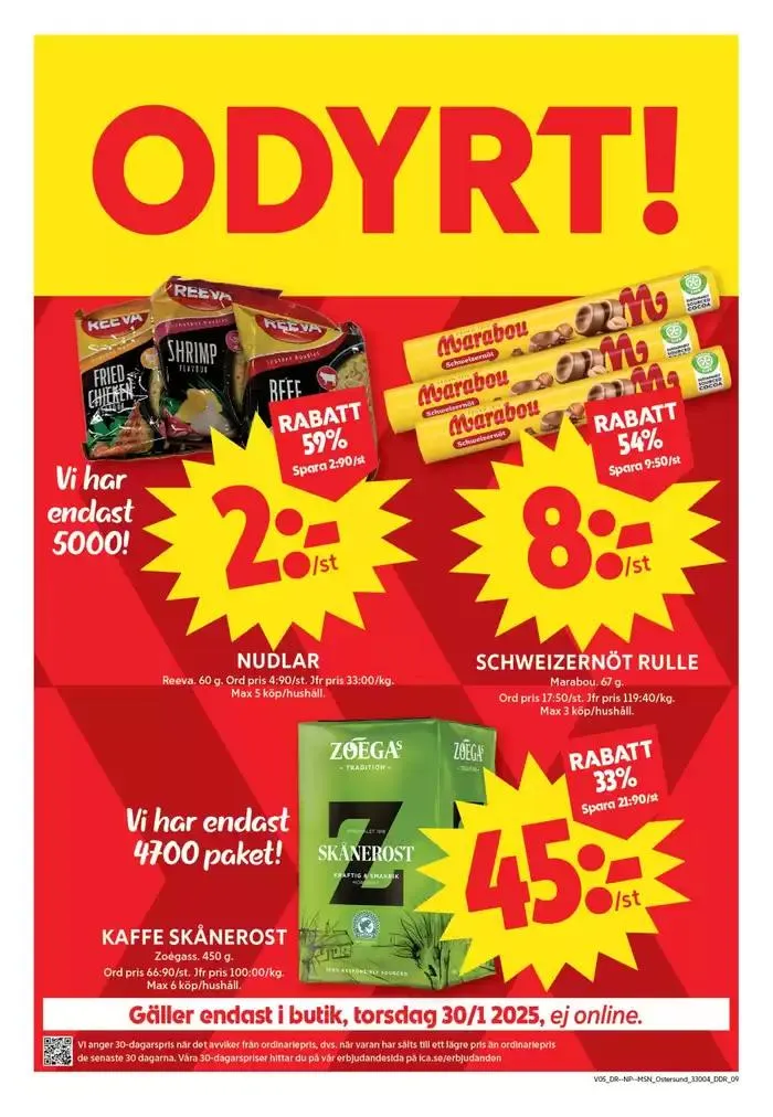 ICA Maxi Erbjudanden från 27 januari till 2 februari 2025 - Reklamblad sidor 9