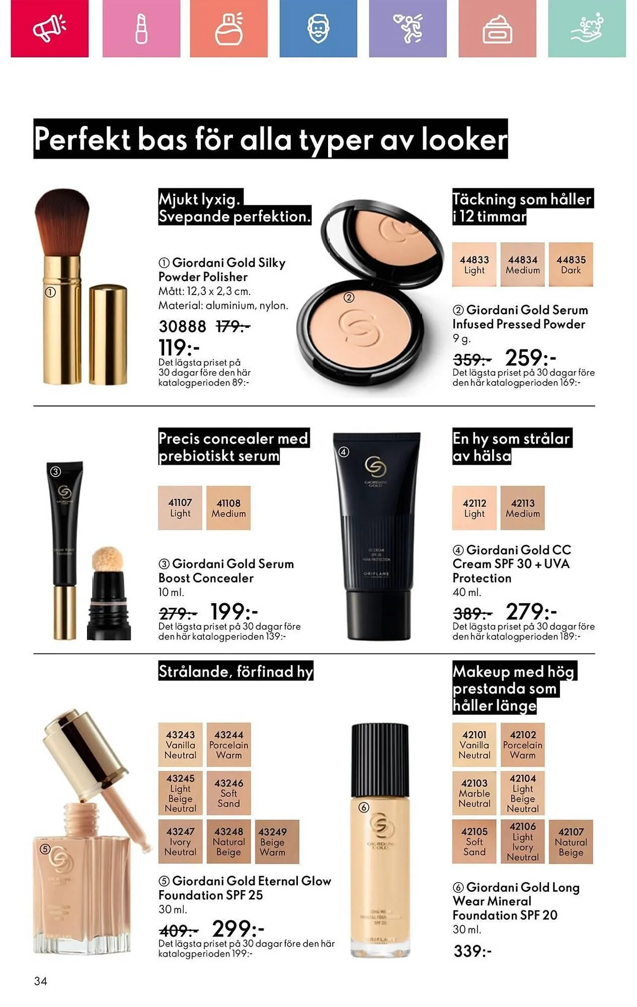 Oriflame reklamblad från 12 maj till 31 maj 2025 - Reklamblad sidor 34