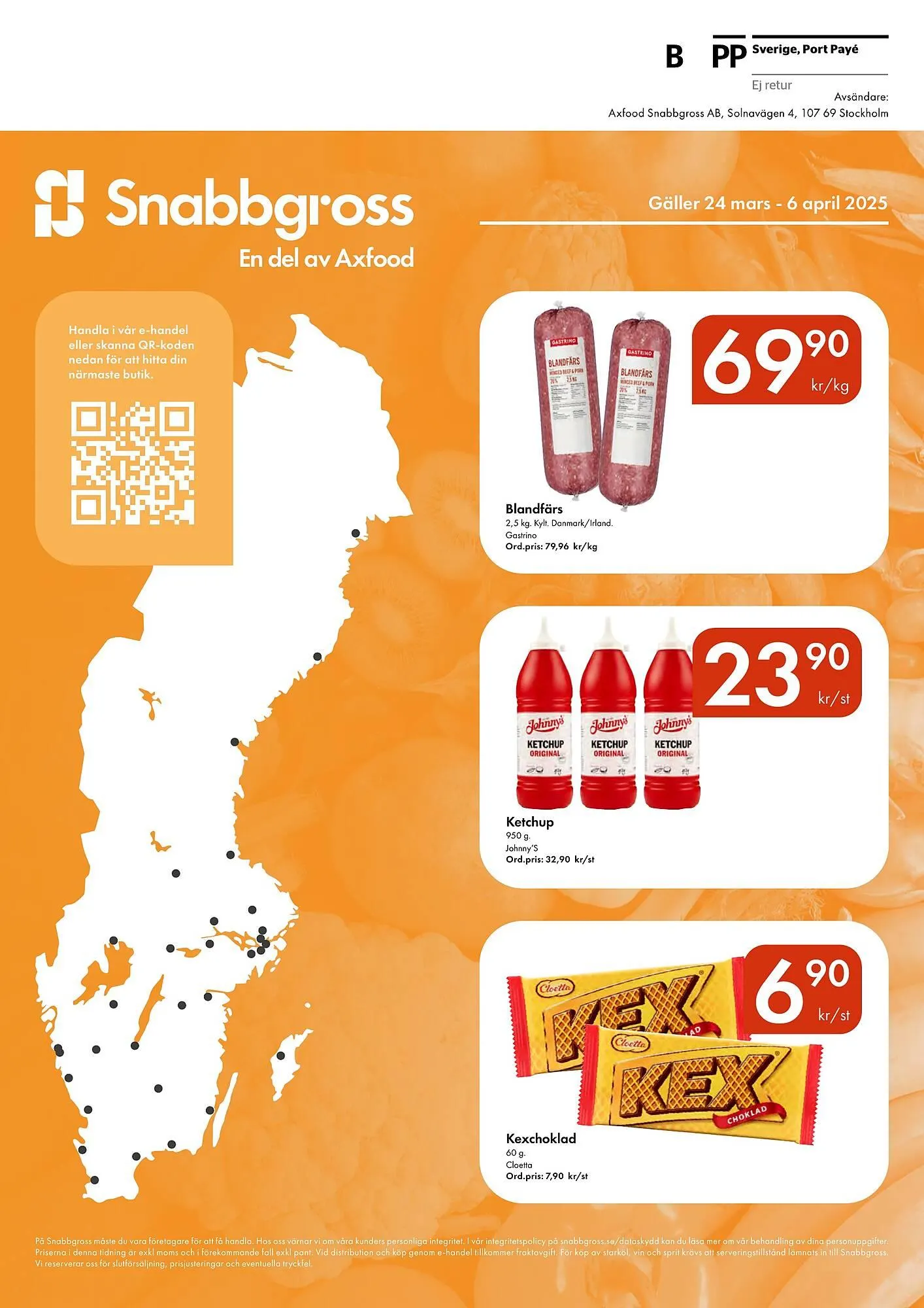 Snabbgross reklamblad från 24 mars till 6 april 2025 - Reklamblad sidor 16
