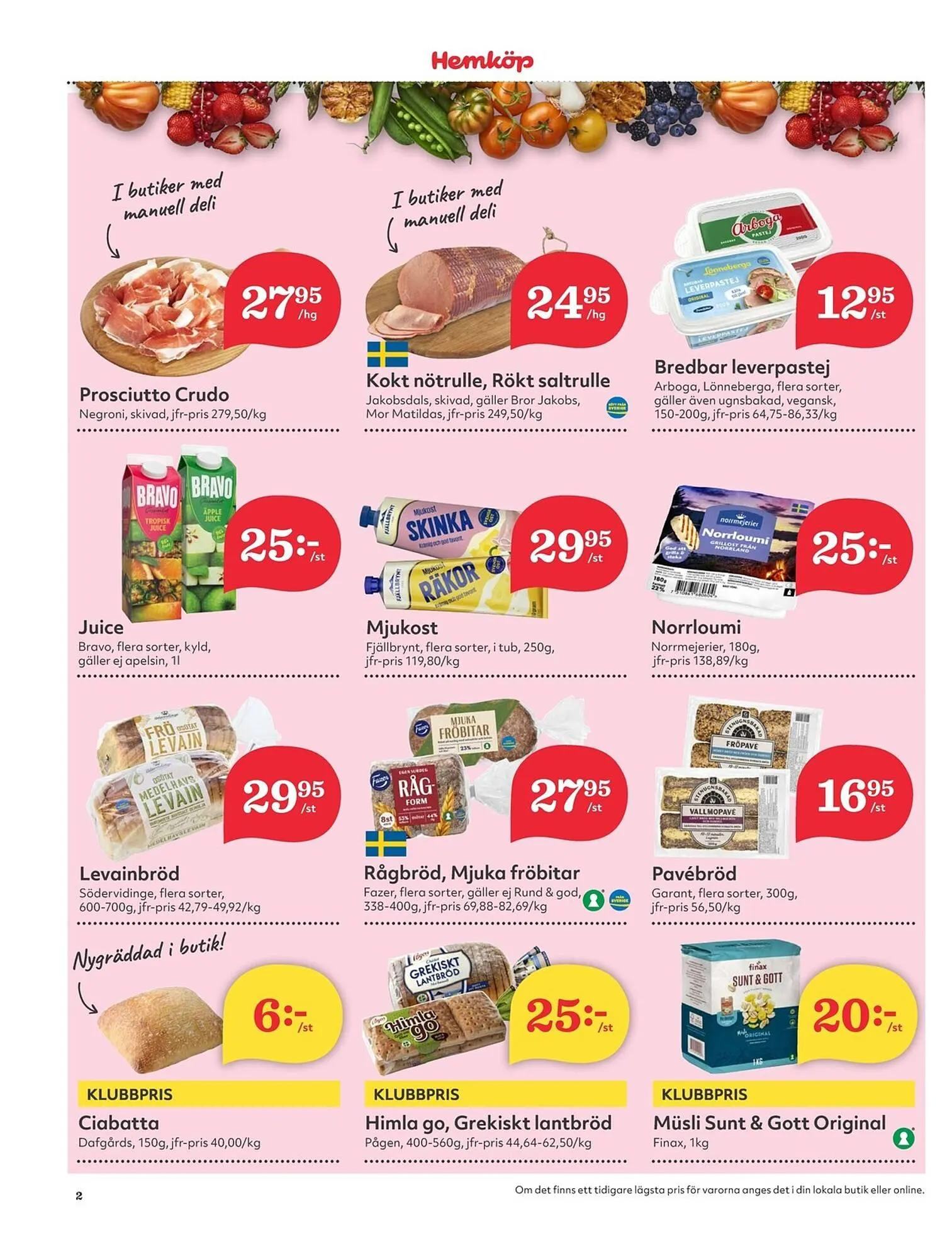 Hemköp reklamblad från 23 juni till 29 juni 2025 - Reklamblad sidor 2