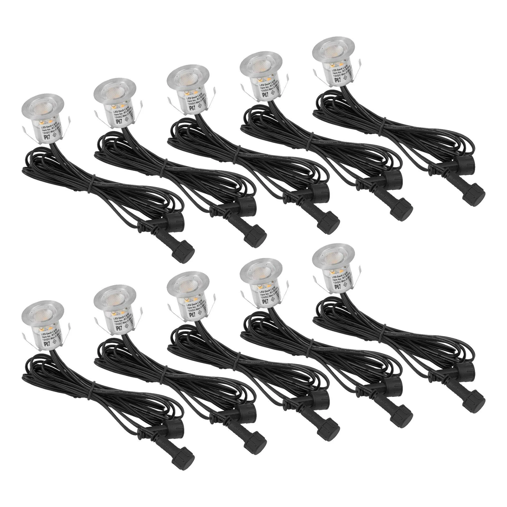 Decklights LED 10-pk 37 lm Ø30 mm