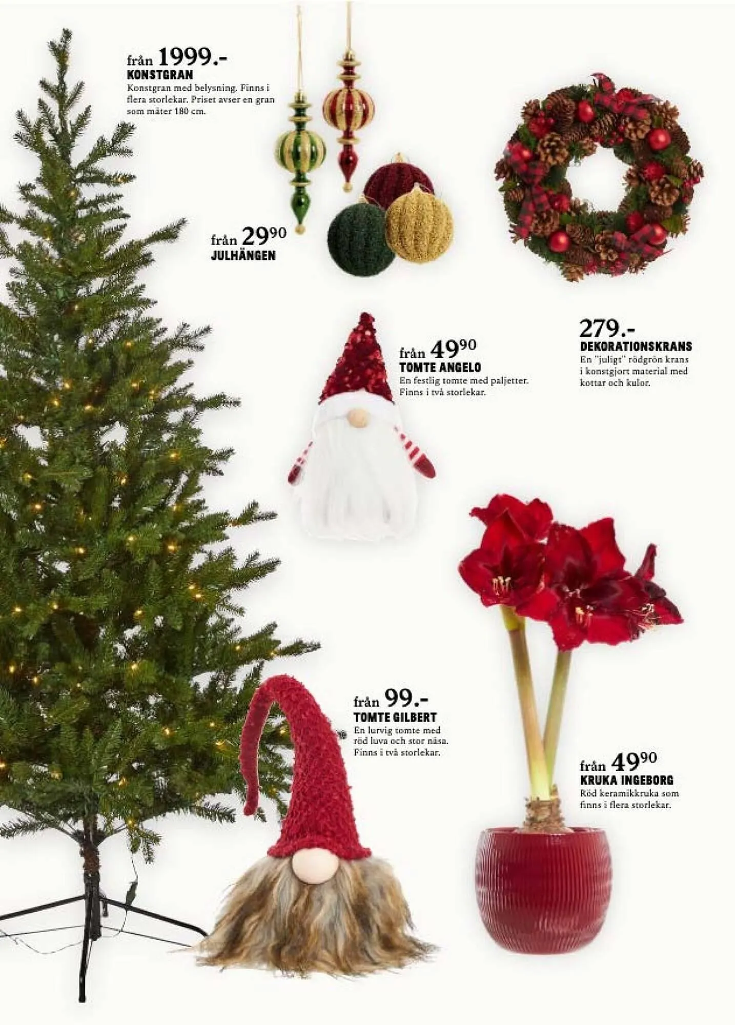 Blomsterlandet reklamblad från 4 december till 10 december 2023 - Reklamblad sidor 7