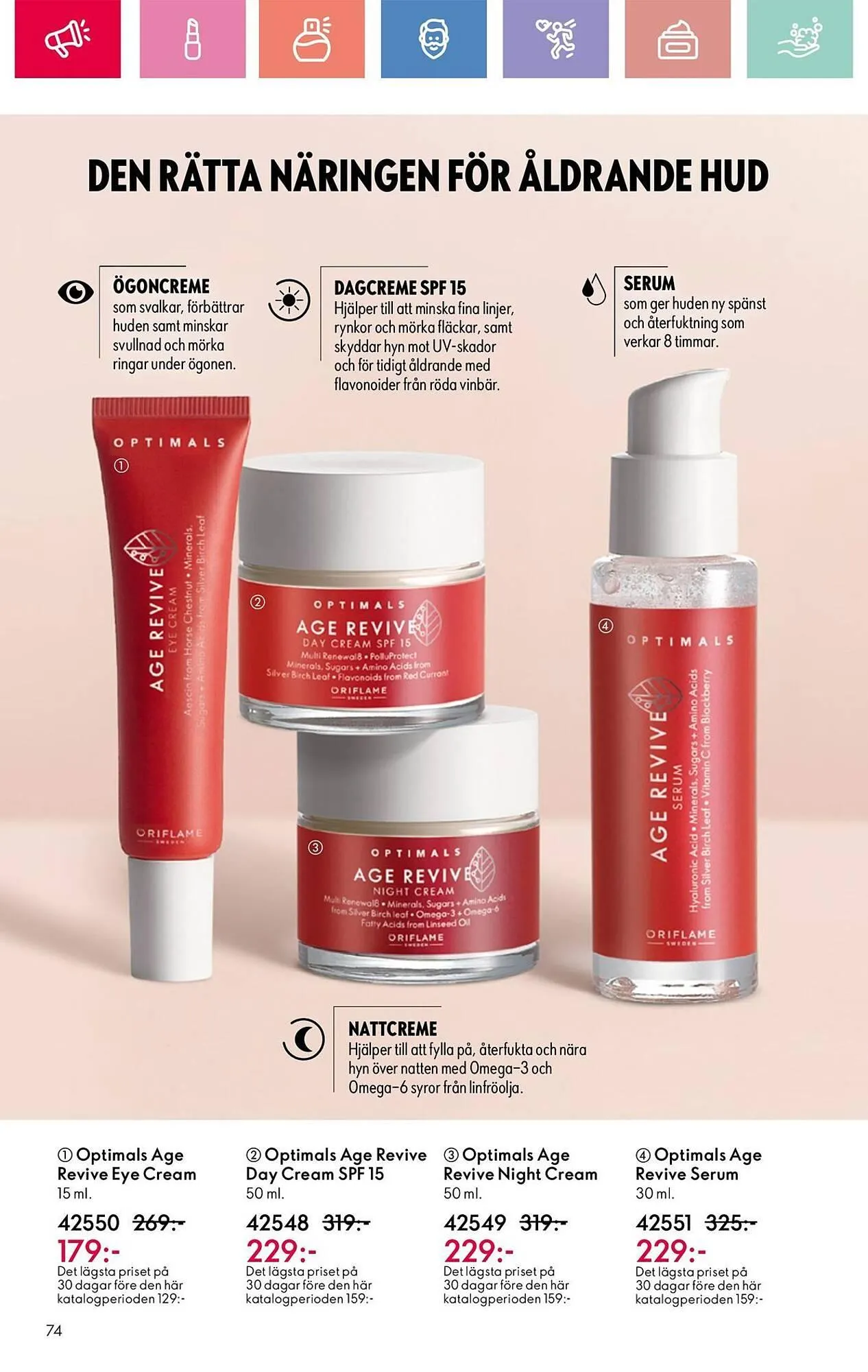 Oriflame reklamblad från 24 augusti till 13 september 2025 - Reklamblad sidor 74