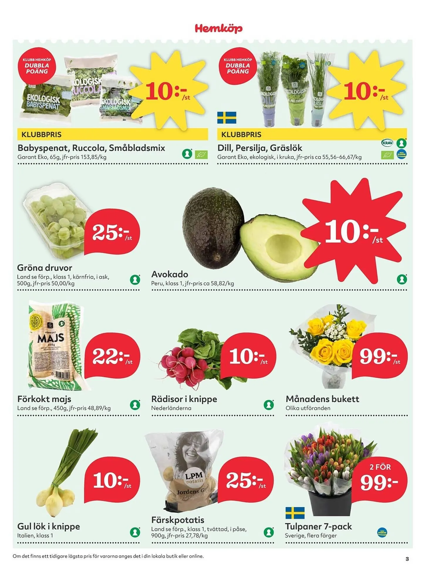 Hemköp reklamblad från 14 april till 21 april 2025 - Reklamblad sidor 3