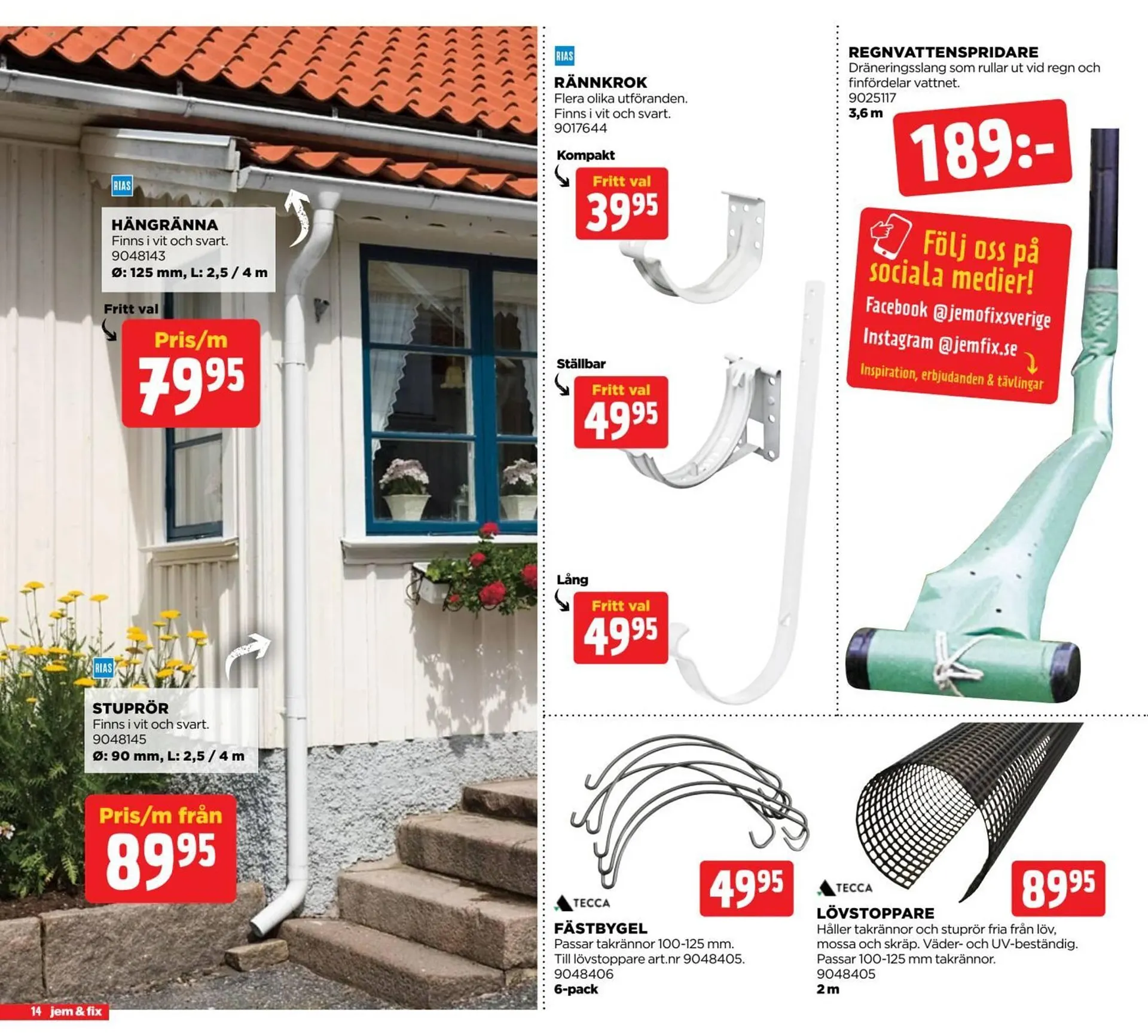 Jem&Fix reklamblad från 23 juni till 29 juni 2025 - Reklamblad sidor 14