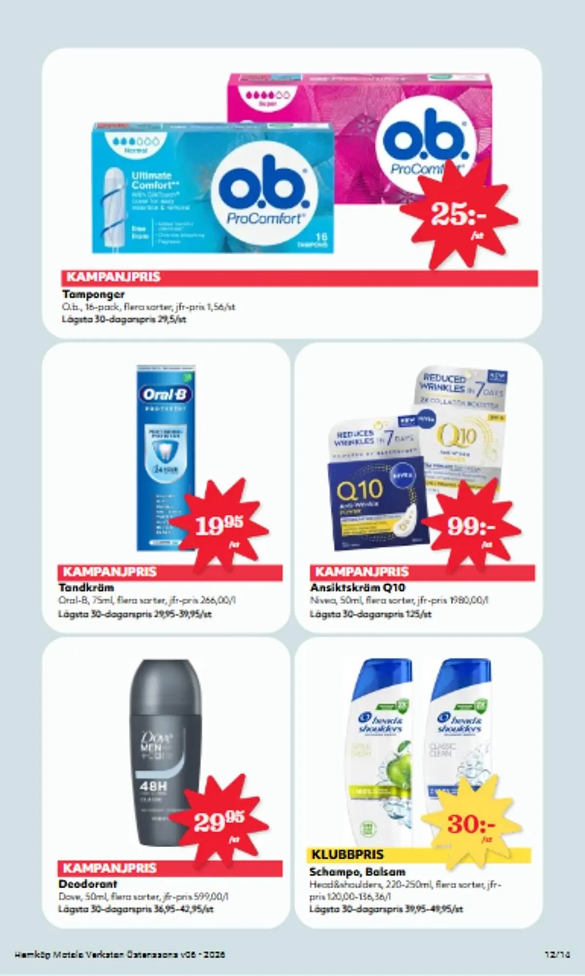Östenssons reklamblad från 2 februari till 8 februari 2026 - Reklamblad sidor 12