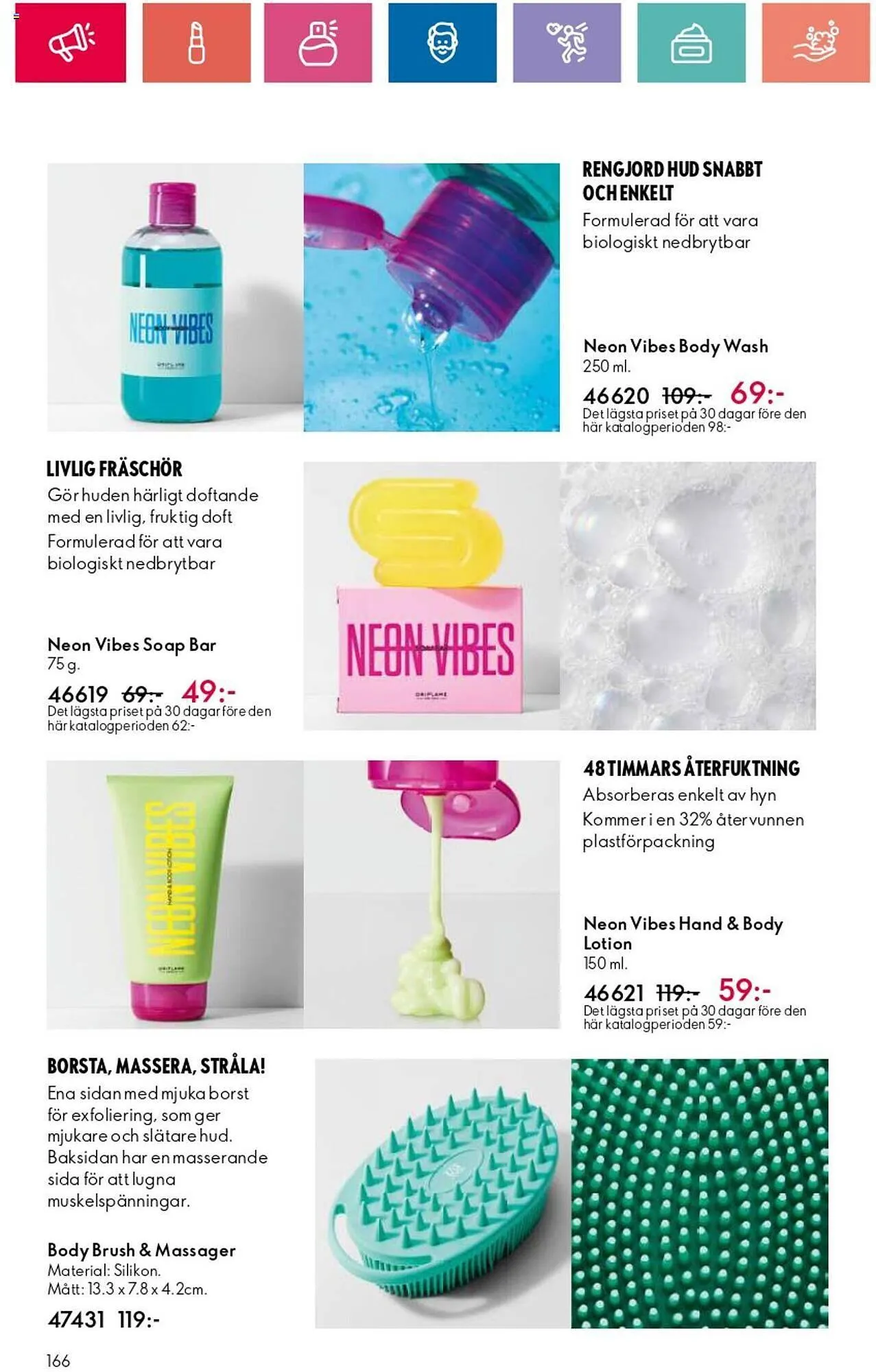 Oriflame reklamblad från 3 oktober till 23 oktober 2024 - Reklamblad sidor 166