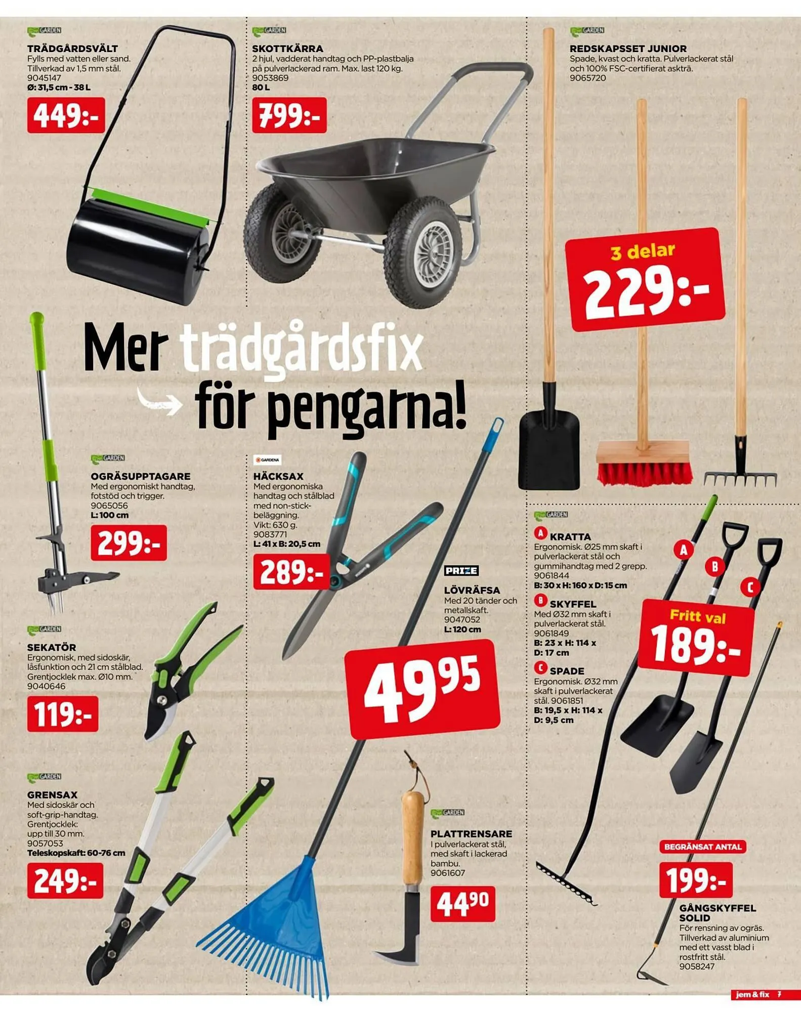 Jem&Fix reklamblad från 11 maj till 18 maj 2026 - Reklamblad sidor 7