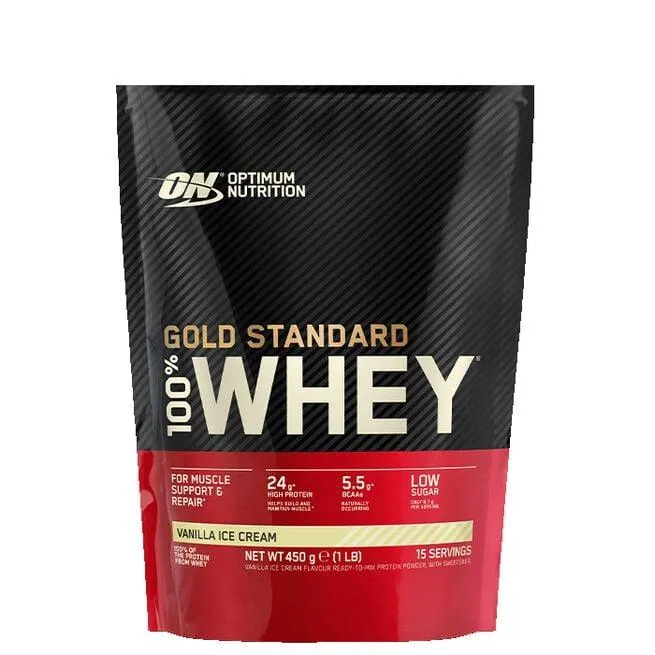 100% Whey Gold Std 465 g Vanilla Ice Cream