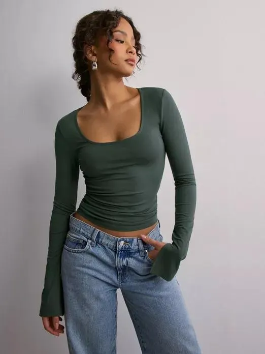 Soft touch jersey top