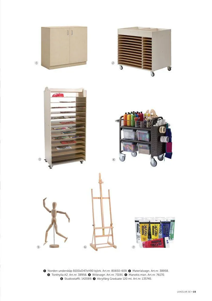 Mobler skola 2024 från 16 april till 31 maj 2024 - Reklamblad sidor 23