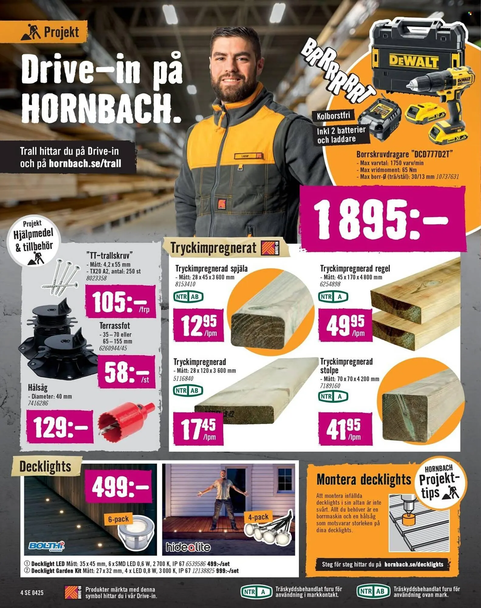 Hornbach reklamblad från 13 april till 11 maj 2025 - Reklamblad sidor 4