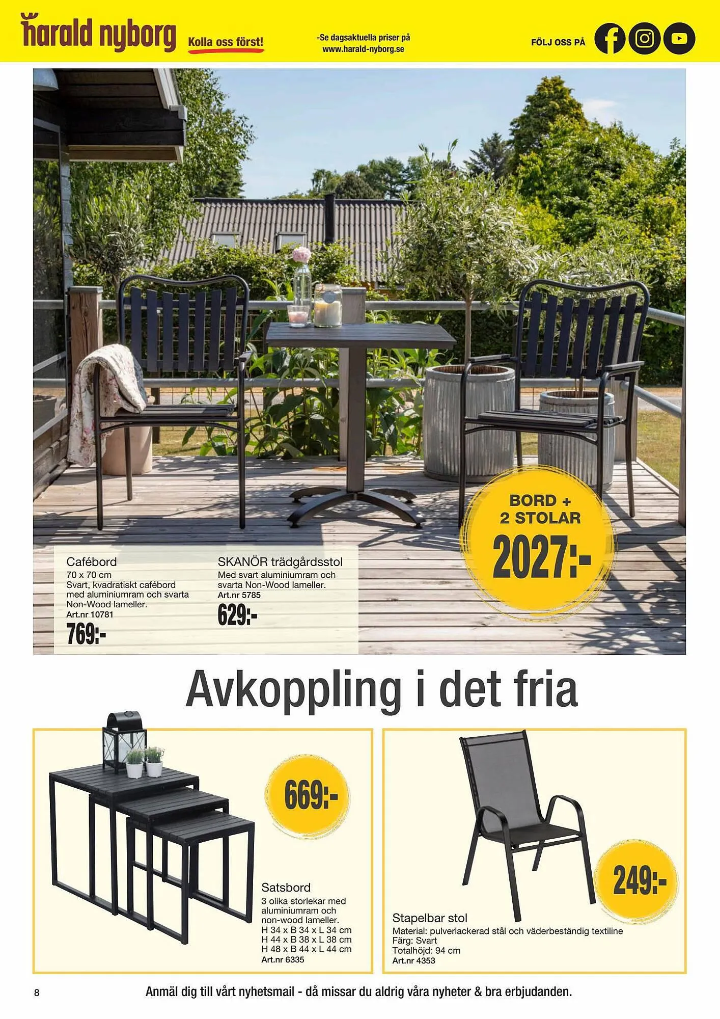 Harald Nyborg reklamblad från 11 juni till 31 oktober 2023 - Reklamblad sidor 8