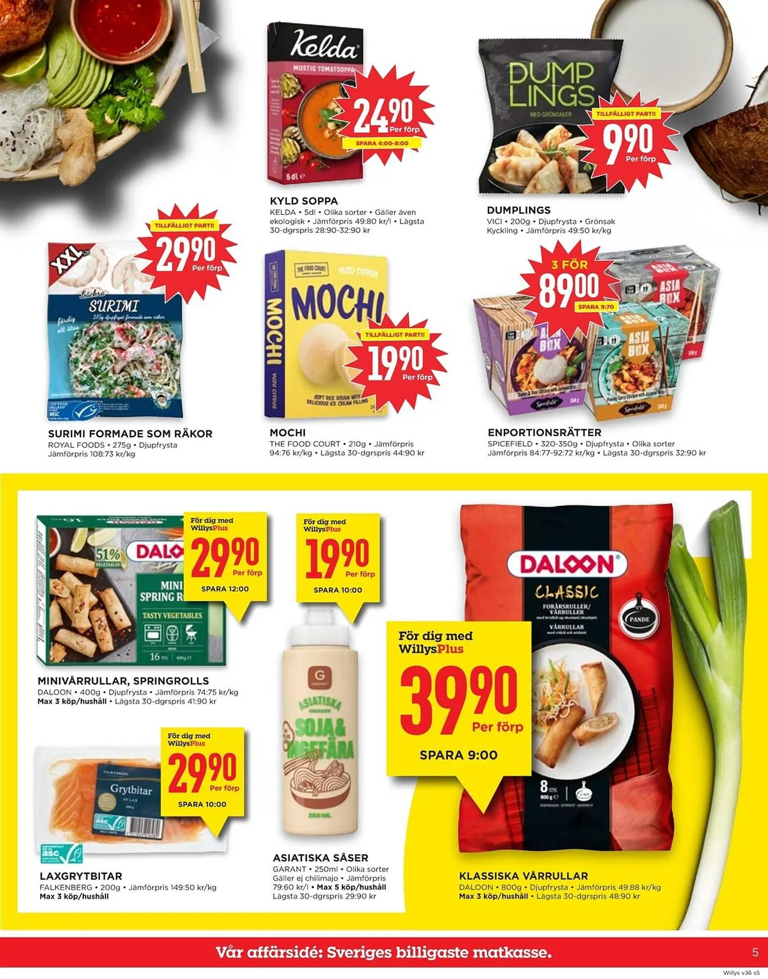 Willys reklamblad från 1 september till 7 september 2025 - Reklamblad sidor 5