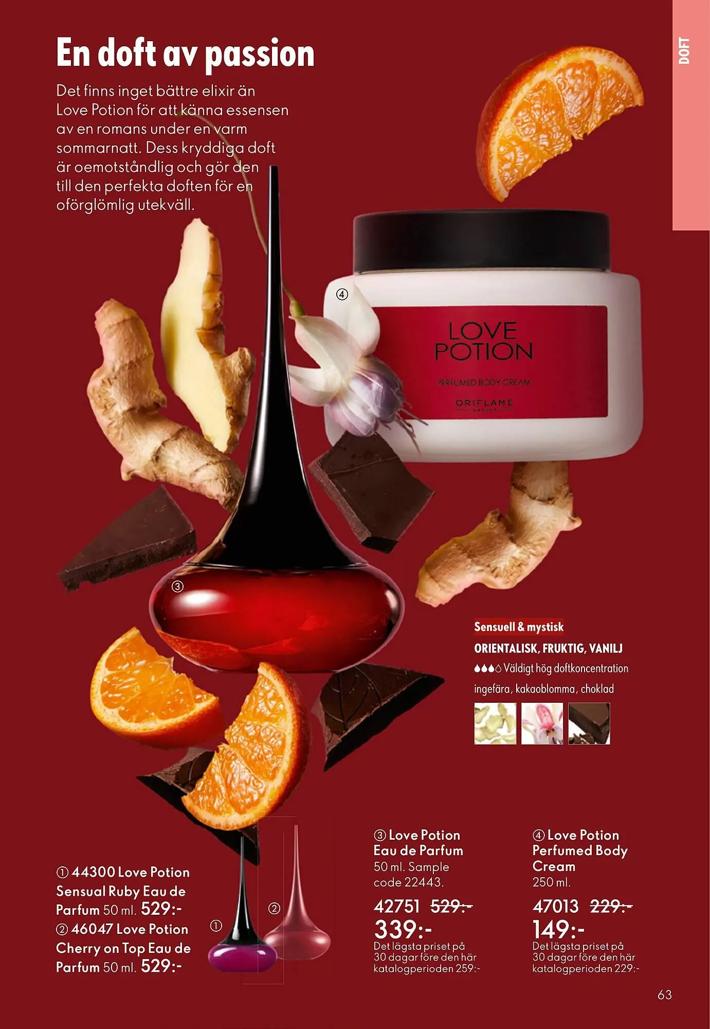 Oriflame reklamblad från 29 oktober till 18 november 2025 - Reklamblad sidor 63