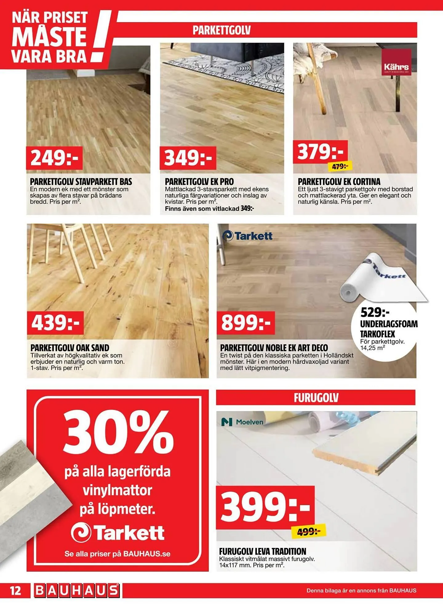 Bauhaus reklamblad från 29 september till 12 oktober 2025 - Reklamblad sidor 12