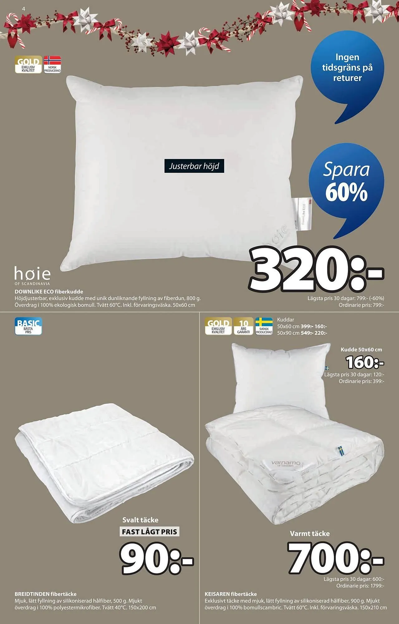 JYSK reklamblad från 15 december till 24 december 2025 - Reklamblad sidor 4