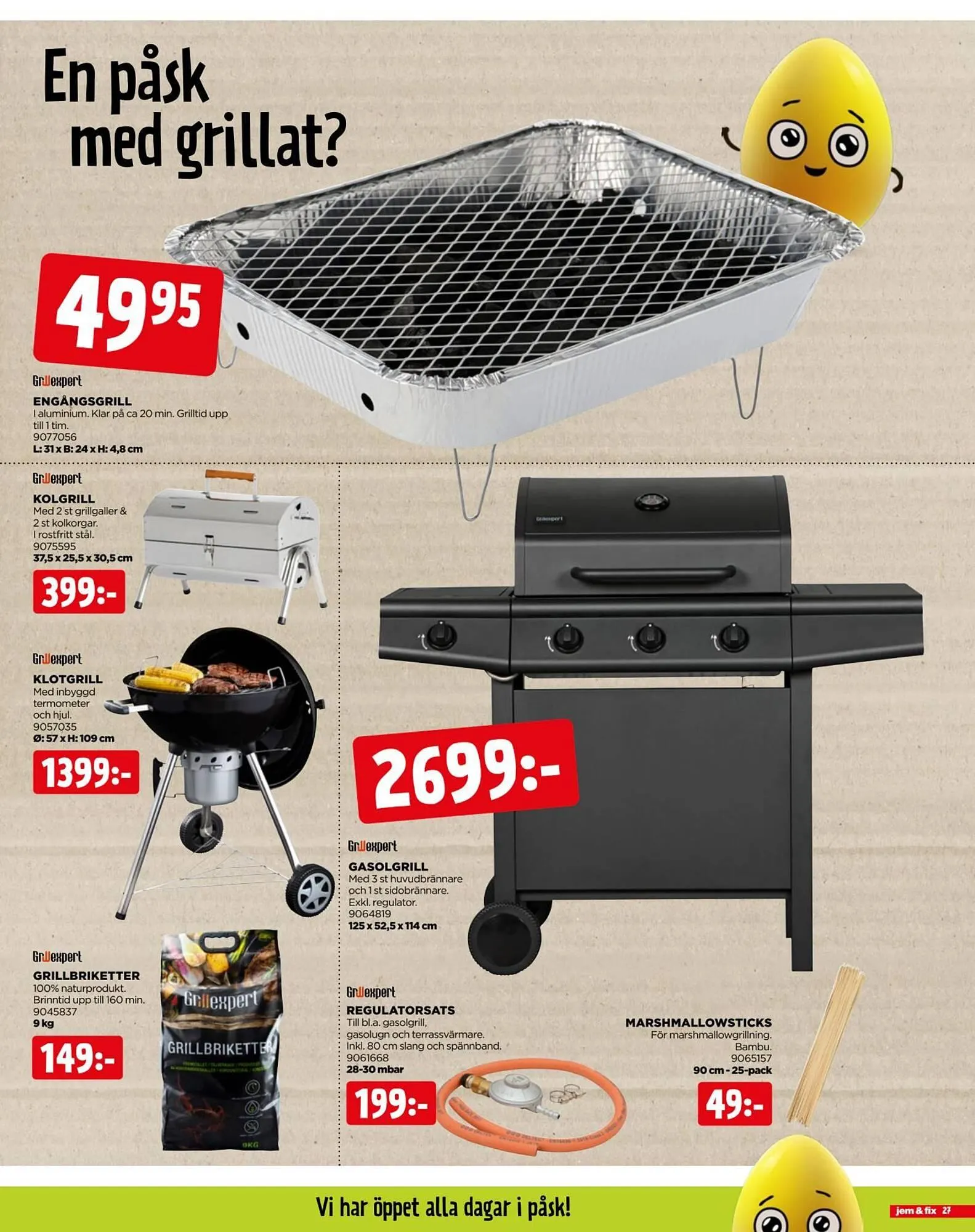 Jem&Fix reklamblad från 30 mars till 6 april 2026 - Reklamblad sidor 27