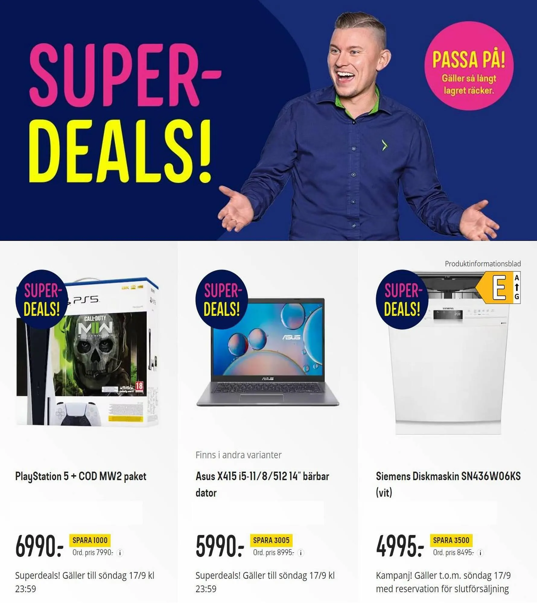 Elgiganten reklamblad från 16 september till 7 oktober 2023 - Reklamblad sidor 4