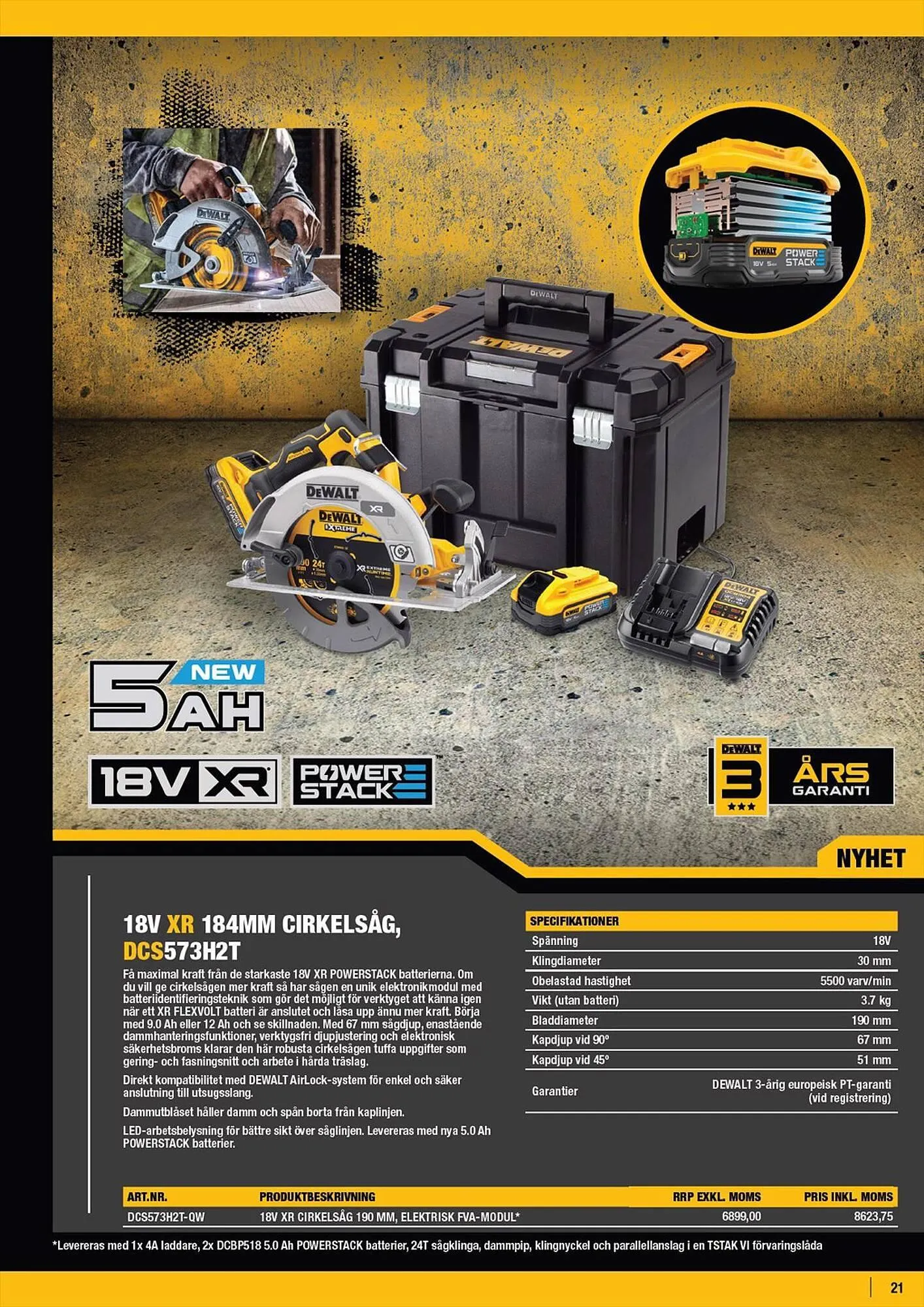 Dewalt reklamblad från 5 maj till 31 december 2023 - Reklamblad sidor 21