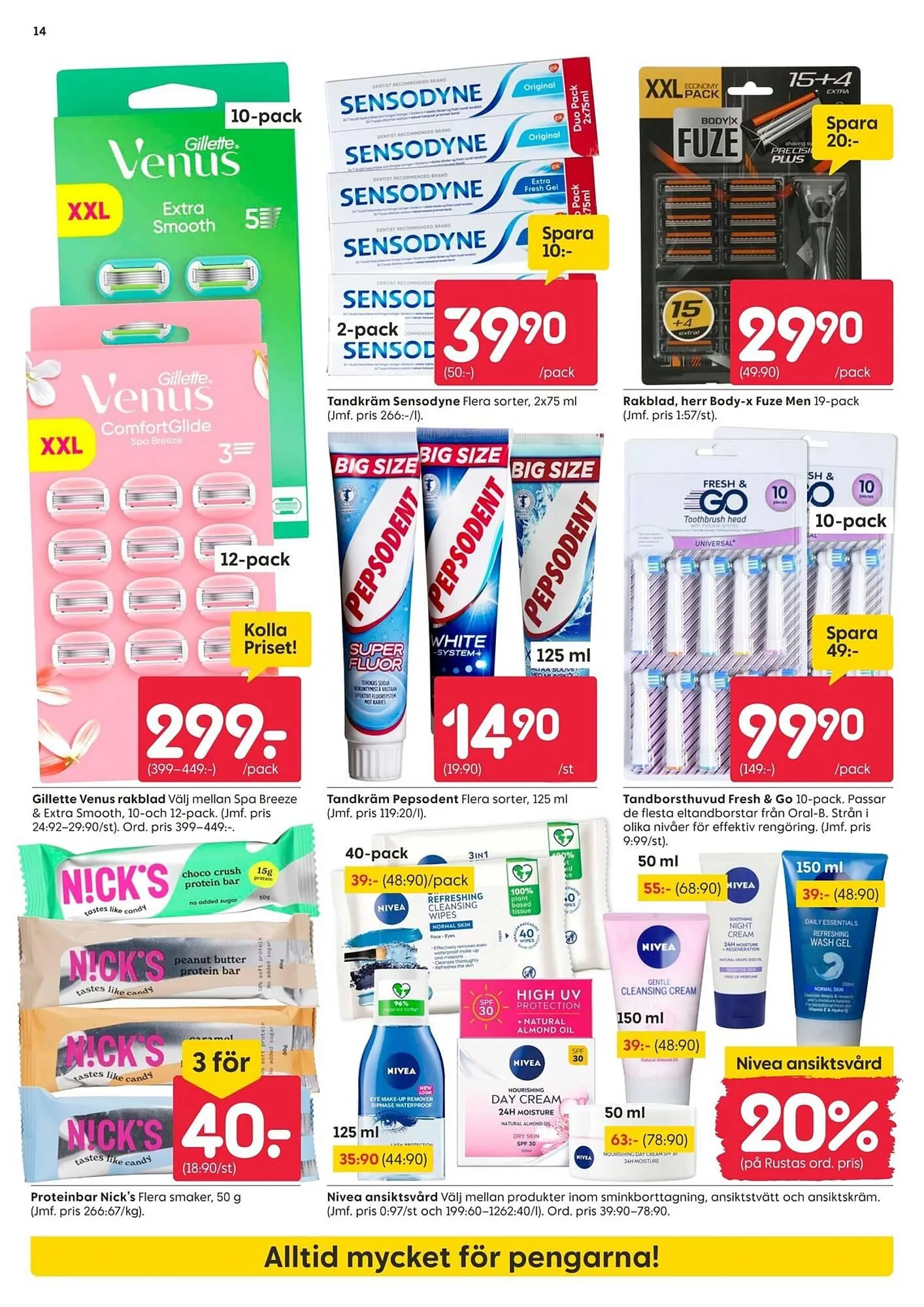 Rusta reklamblad från 30 mars till 6 april 2026 - Reklamblad sidor 14