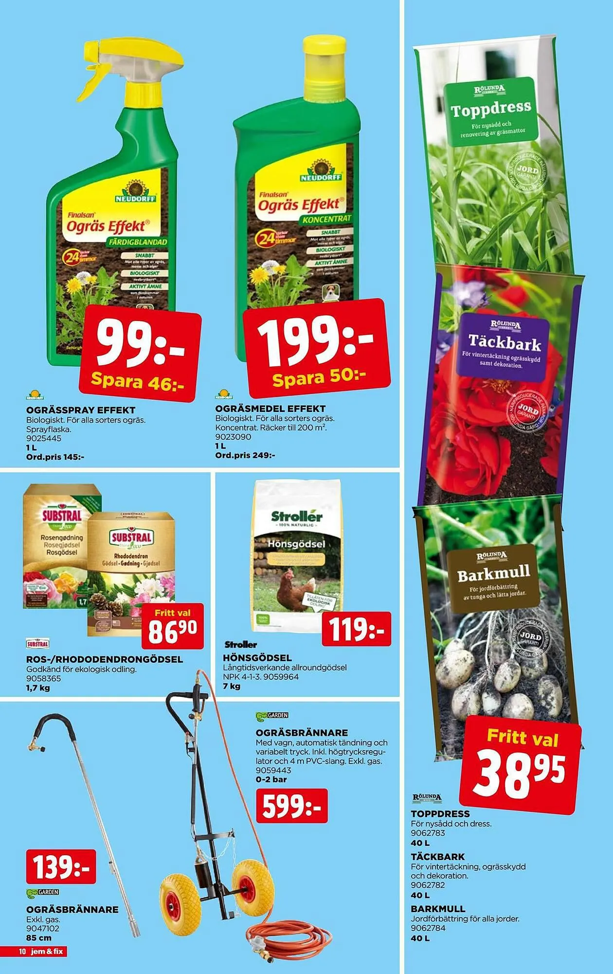 Jem&Fix reklamblad från 30 juli till 6 augusti 2023 - Reklamblad sidor 10