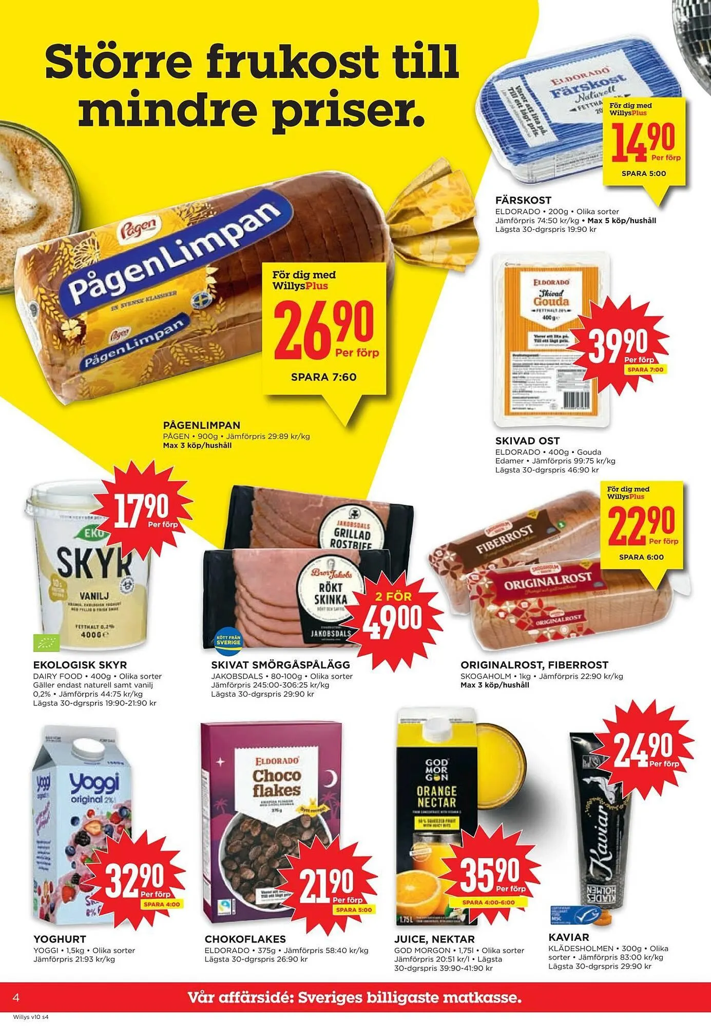 Willys reklamblad från 2 mars till 9 mars 2026 - Reklamblad sidor 4