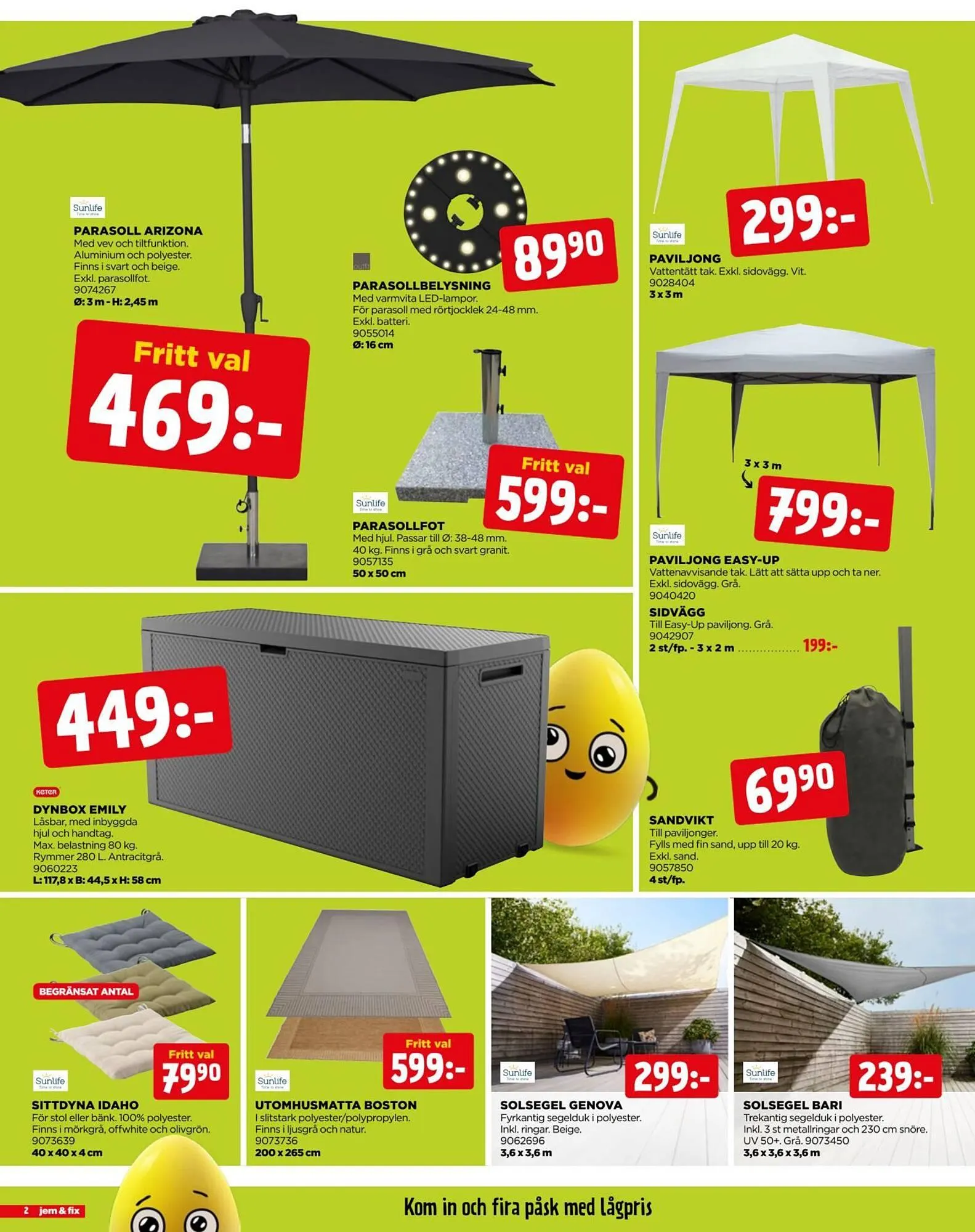 Jem&Fix reklamblad från 30 mars till 6 april 2026 - Reklamblad sidor 2