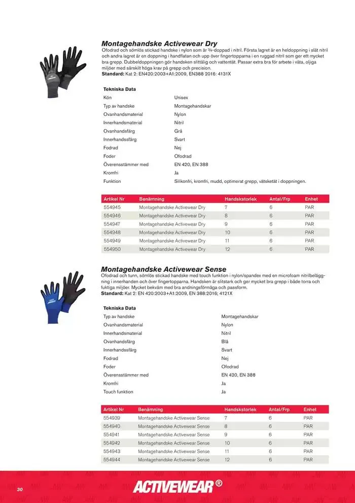 Activewear från 30 oktober till 13 november 2024 - Reklamblad sidor 32