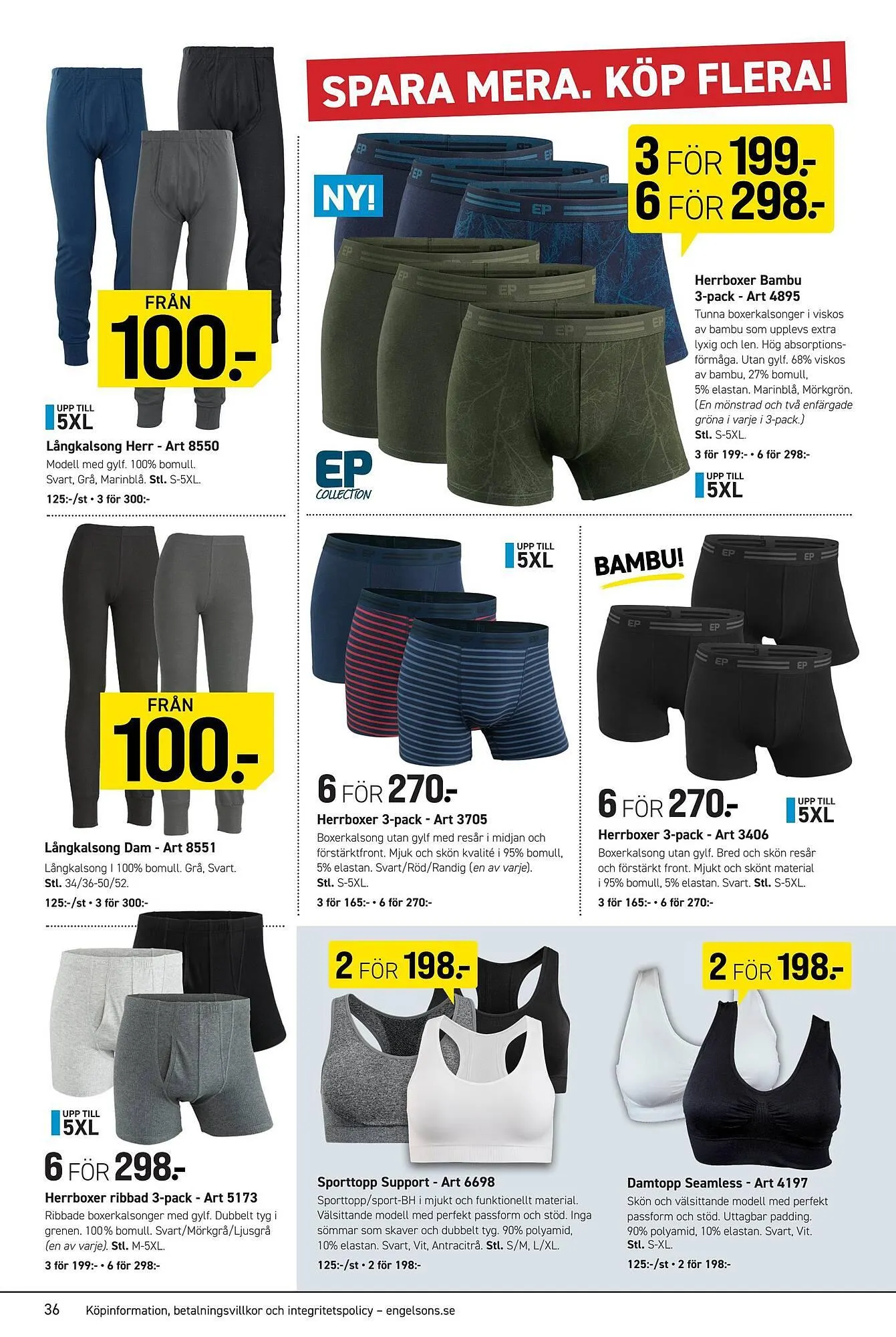 Engelsons reklamblad från 2 januari till 31 januari 2025 - Reklamblad sidor 36