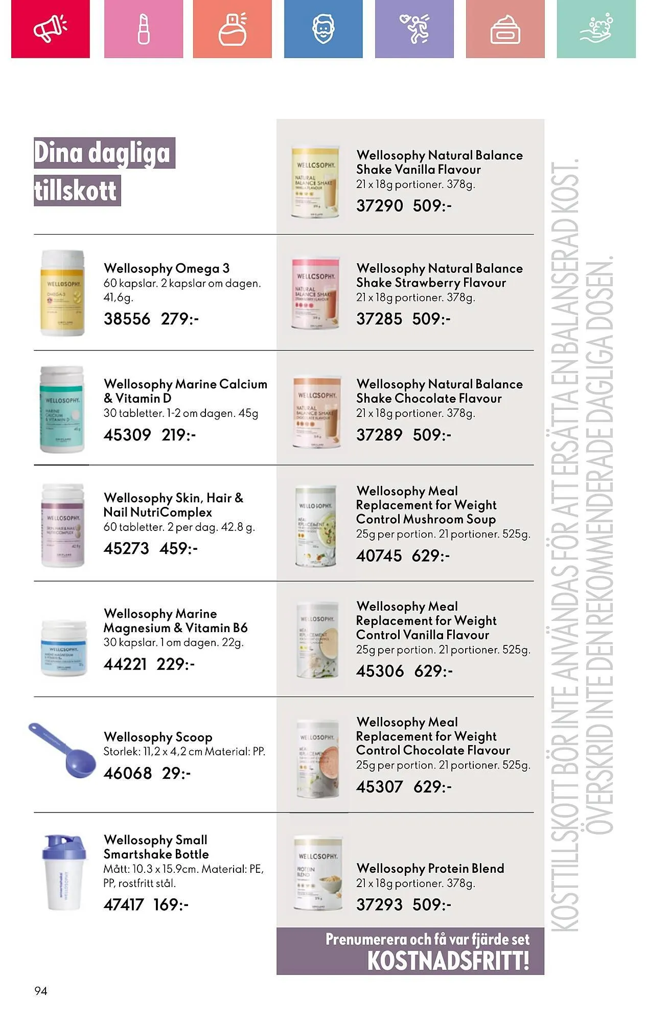 Oriflame reklamblad från 13 juli till 2 augusti 2025 - Reklamblad sidor 94