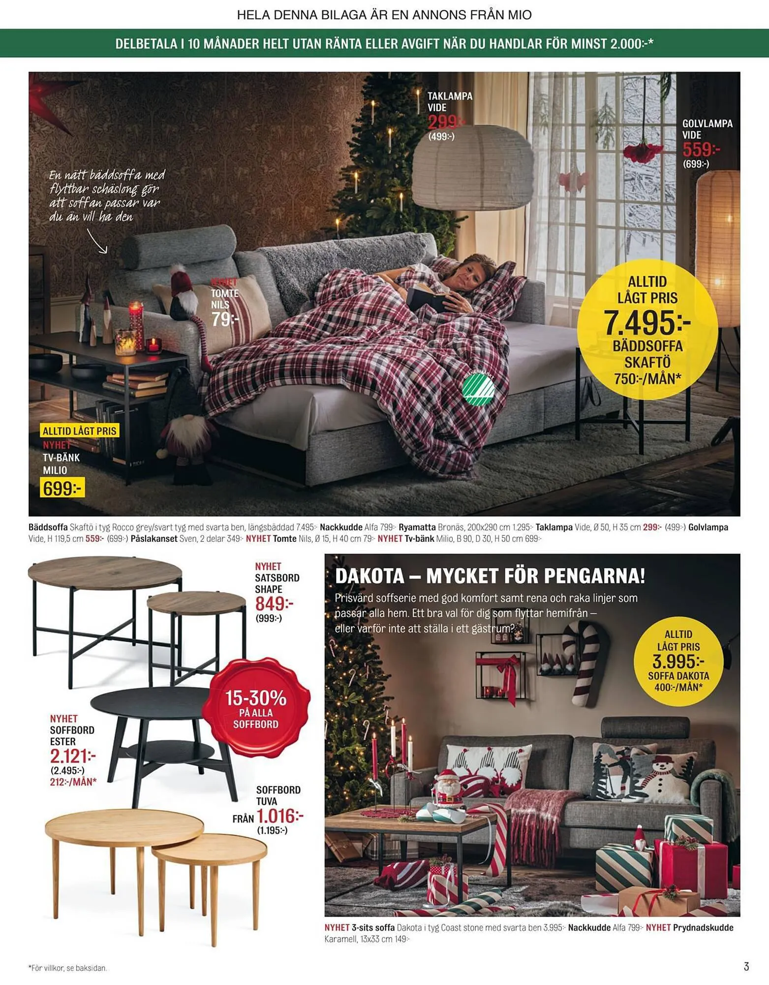 Mio reklamblad från 16 oktober till 13 november 2023 - Reklamblad sidor 3