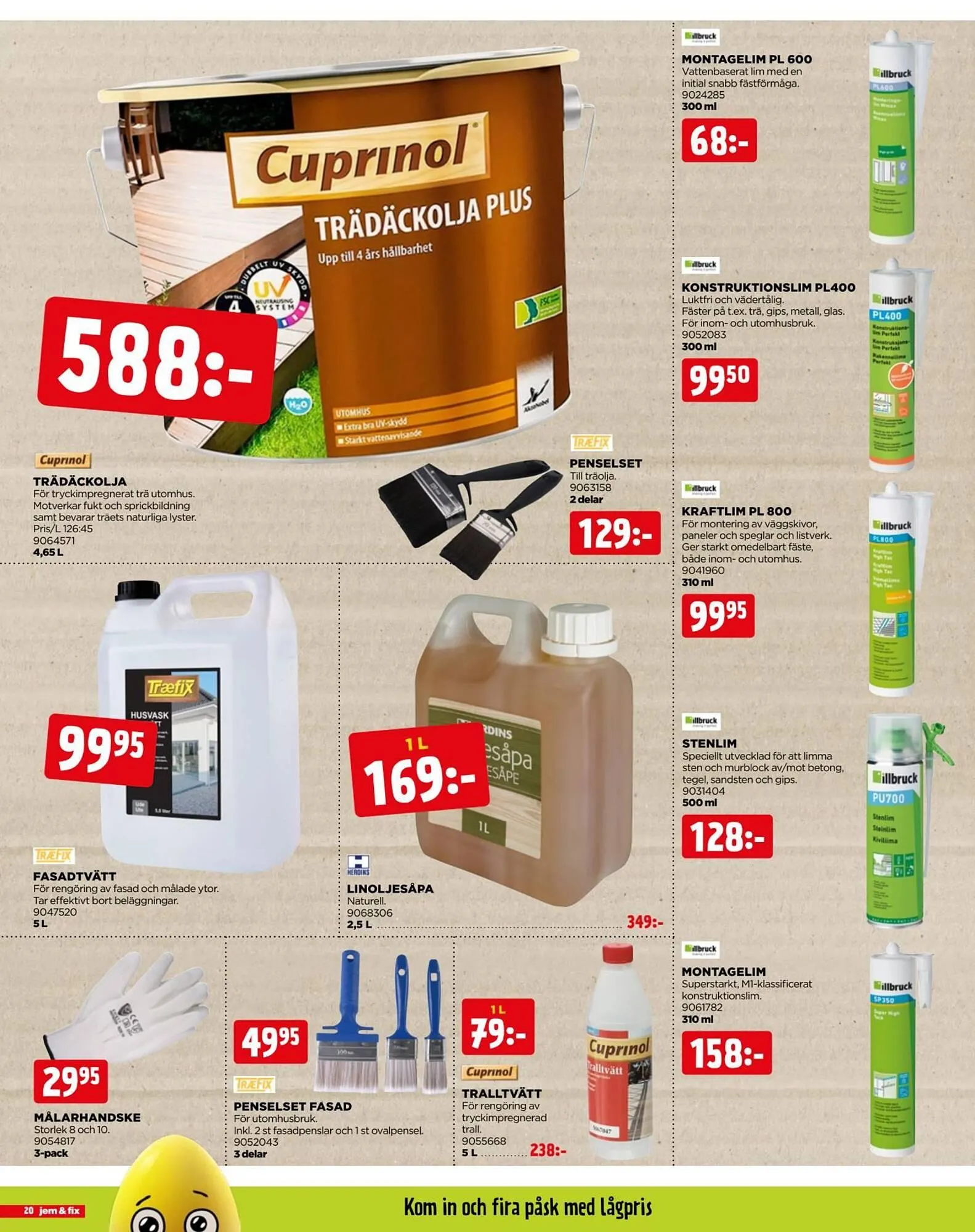 Jem&Fix reklamblad från 30 mars till 6 april 2026 - Reklamblad sidor 20