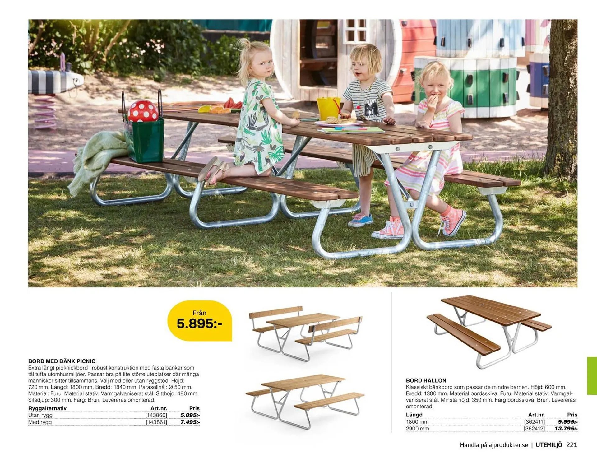 AJ Produkter reklamblad från 8 oktober till 4 december 2023 - Reklamblad sidor 221