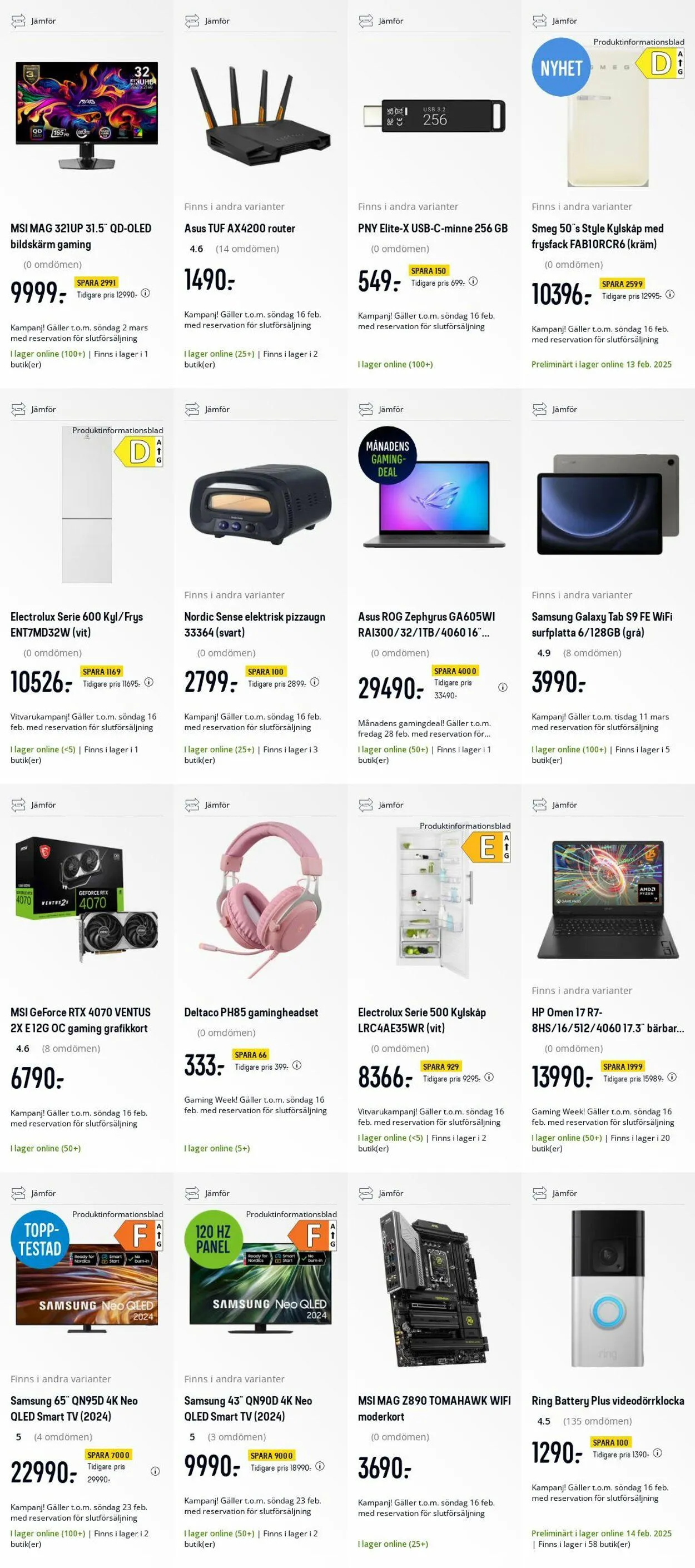 Elgiganten från 10 februari till 16 februari 2025 - Reklamblad sidor 39