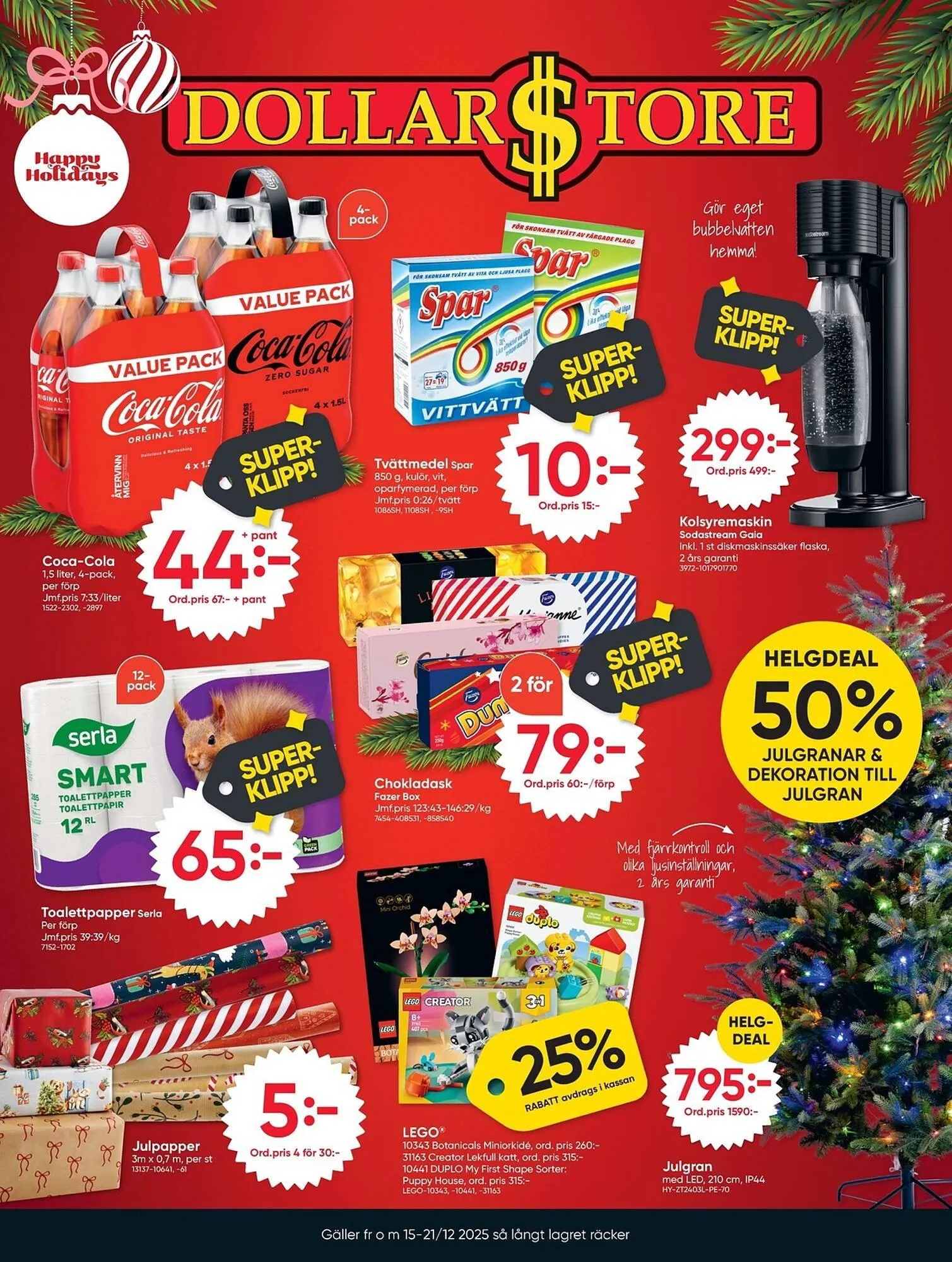 DollarStore annonsblad från 15 december till 21 december 2025 - Reklamblad sidor 1