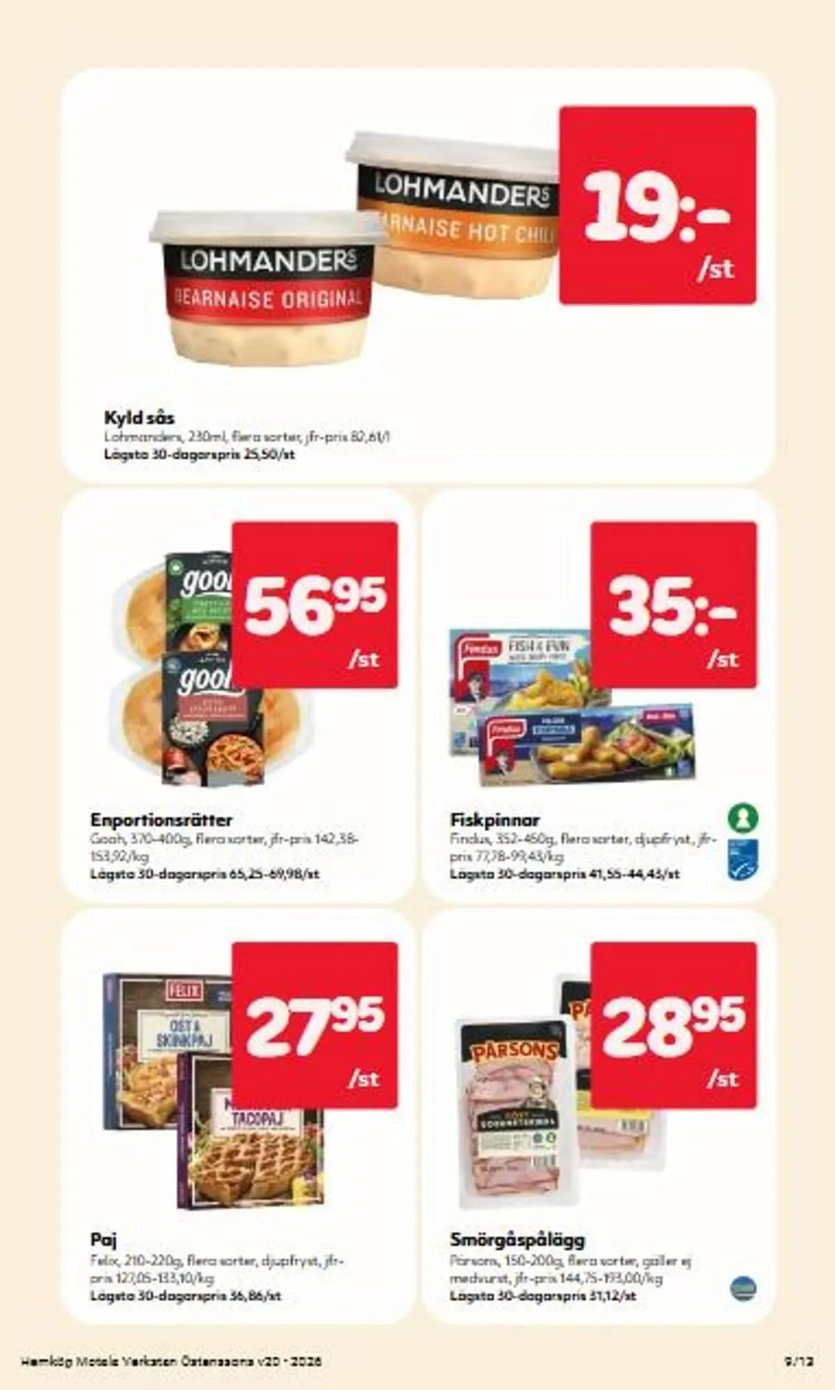 Östenssons reklamblad från 11 maj till 17 maj 2026 - Reklamblad sidor 9